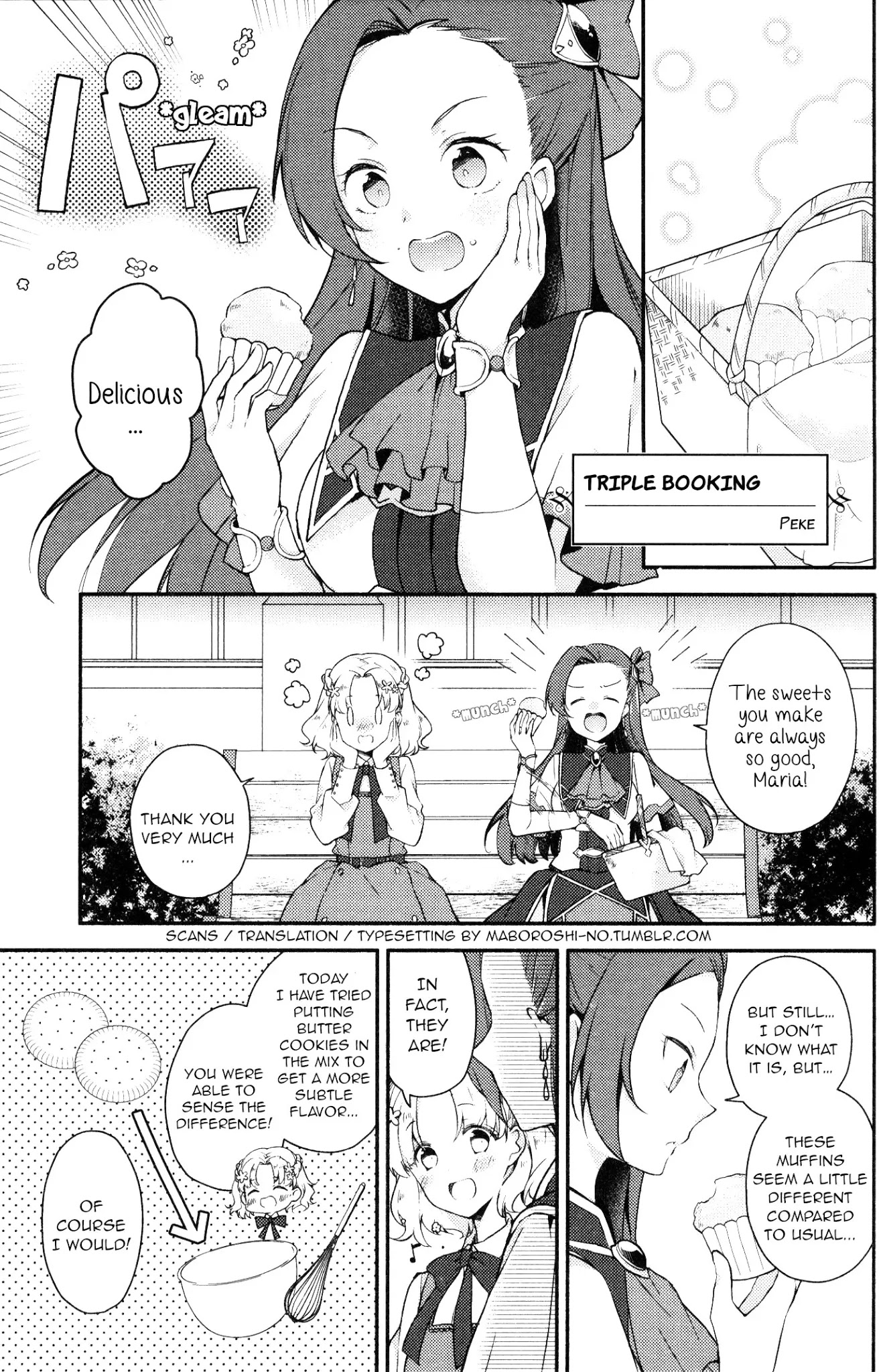 Otome Game no Hametsu Flag shika nai Akuyaku Reijou ni Tensei shite shimatta... GIRLS PATCH Chapter 9 page 1 - Chapter 9: Triple Booking (Peke) [END]
