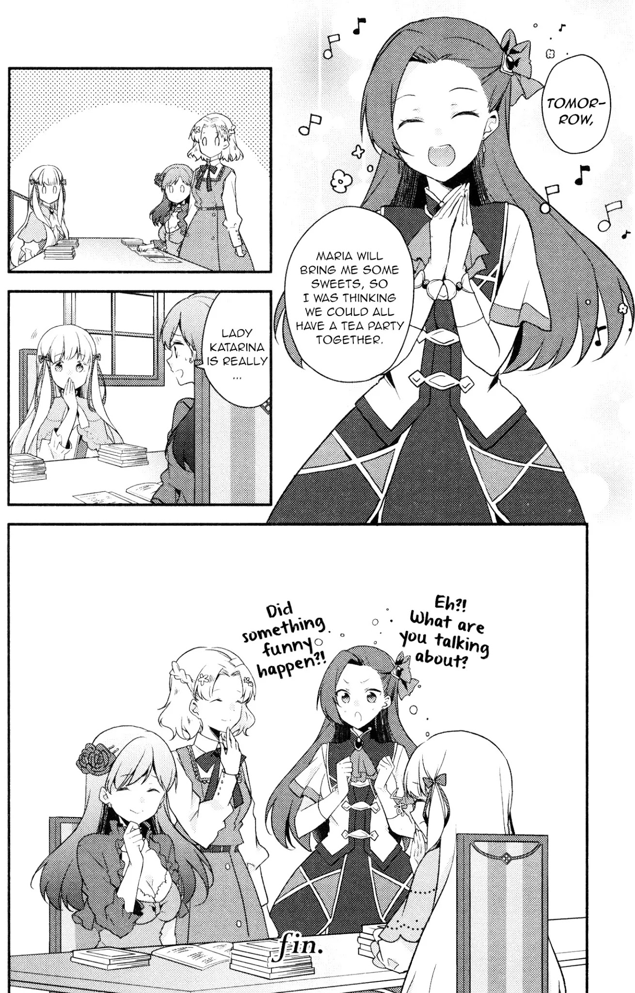 Otome Game no Hametsu Flag shika nai Akuyaku Reijou ni Tensei shite shimatta... GIRLS PATCH Chapter 9 page 12 - Chapter 9: Triple Booking (Peke) [END]