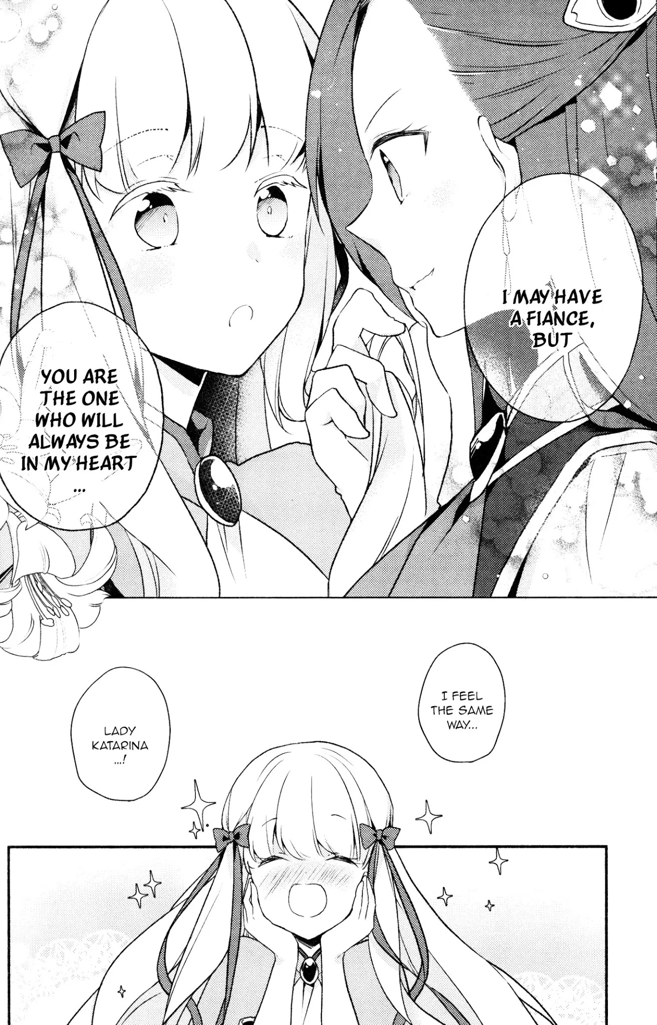 Otome Game no Hametsu Flag shika nai Akuyaku Reijou ni Tensei shite shimatta... GIRLS PATCH Chapter 9 page 6 - Chapter 9: Triple Booking (Peke) [END]