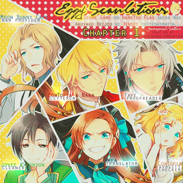 Otome Game no Hametsu Flag shika nai Akuyaku Reijou ni Tensei shite shimatta... Chapter 1 page 1 - Chapter 1