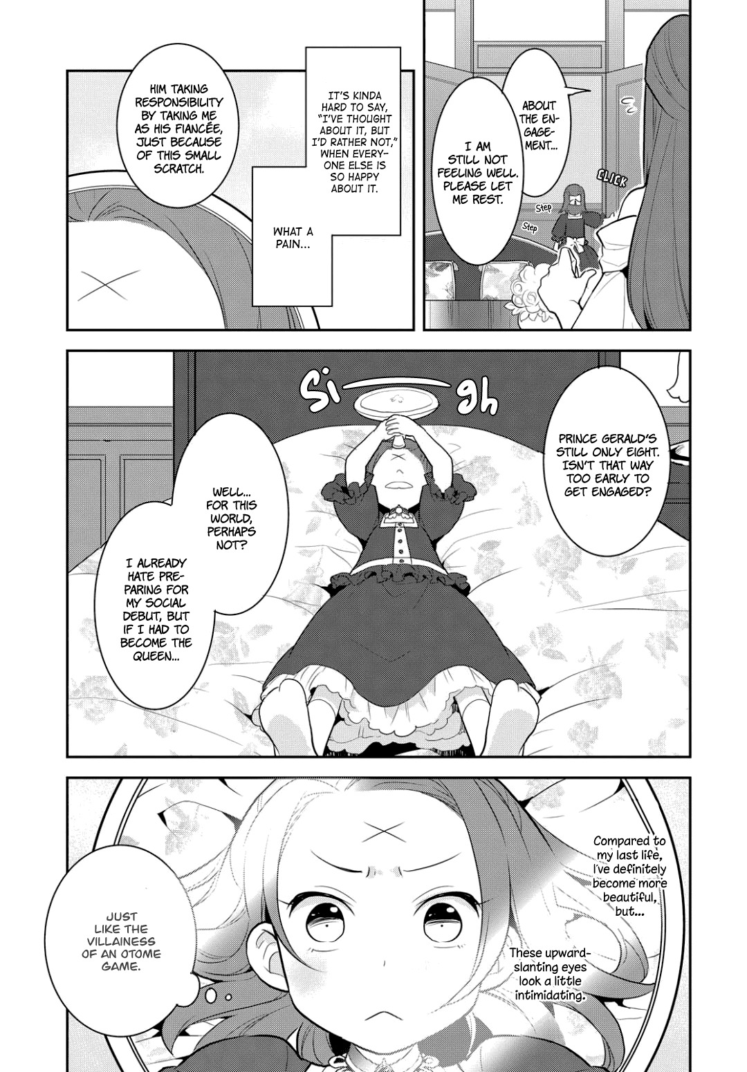Otome Game no Hametsu Flag shika nai Akuyaku Reijou ni Tensei shite shimatta... Chapter 1 page 14 - Chapter 1