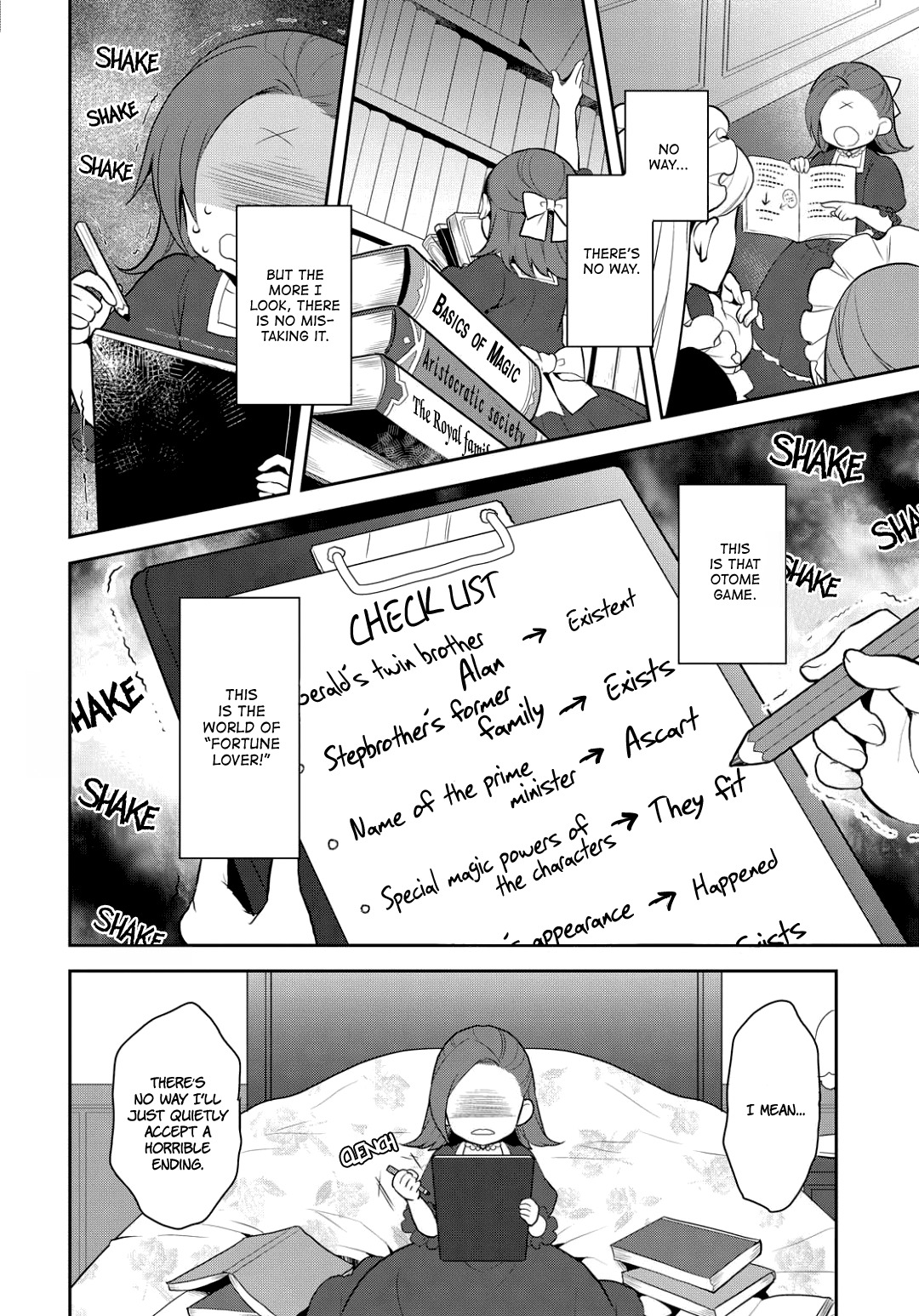 Otome Game no Hametsu Flag shika nai Akuyaku Reijou ni Tensei shite shimatta... Chapter 1 page 23 - Chapter 1