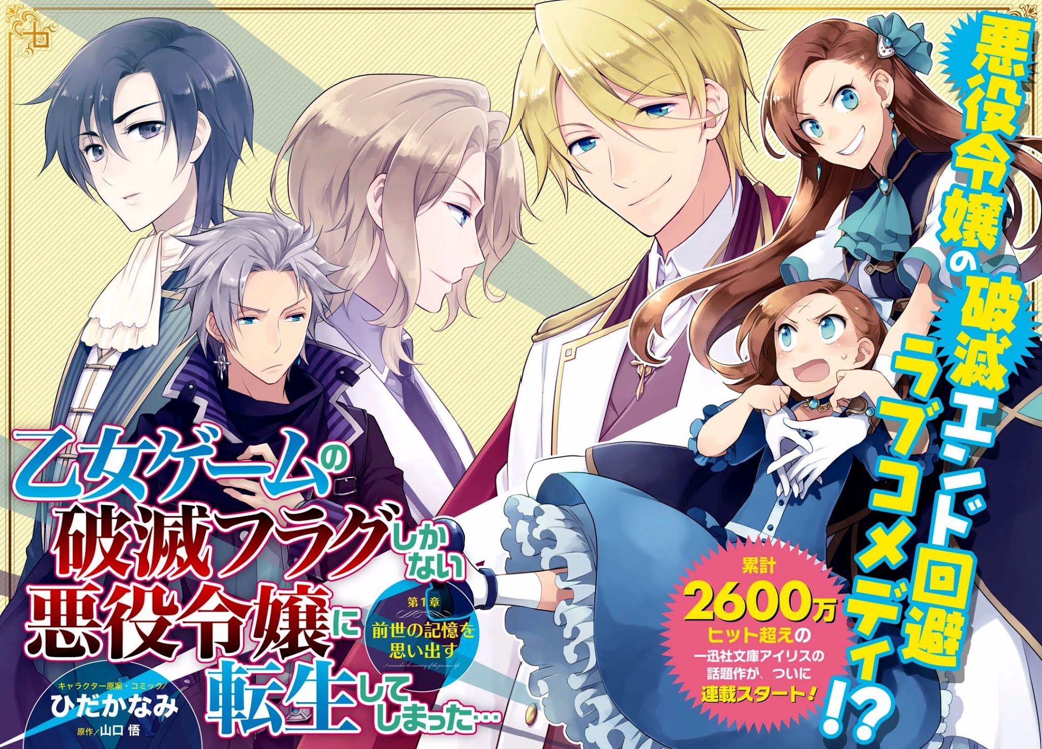 Otome Game no Hametsu Flag shika nai Akuyaku Reijou ni Tensei shite shimatta... Chapter 1 page 4 - Chapter 1