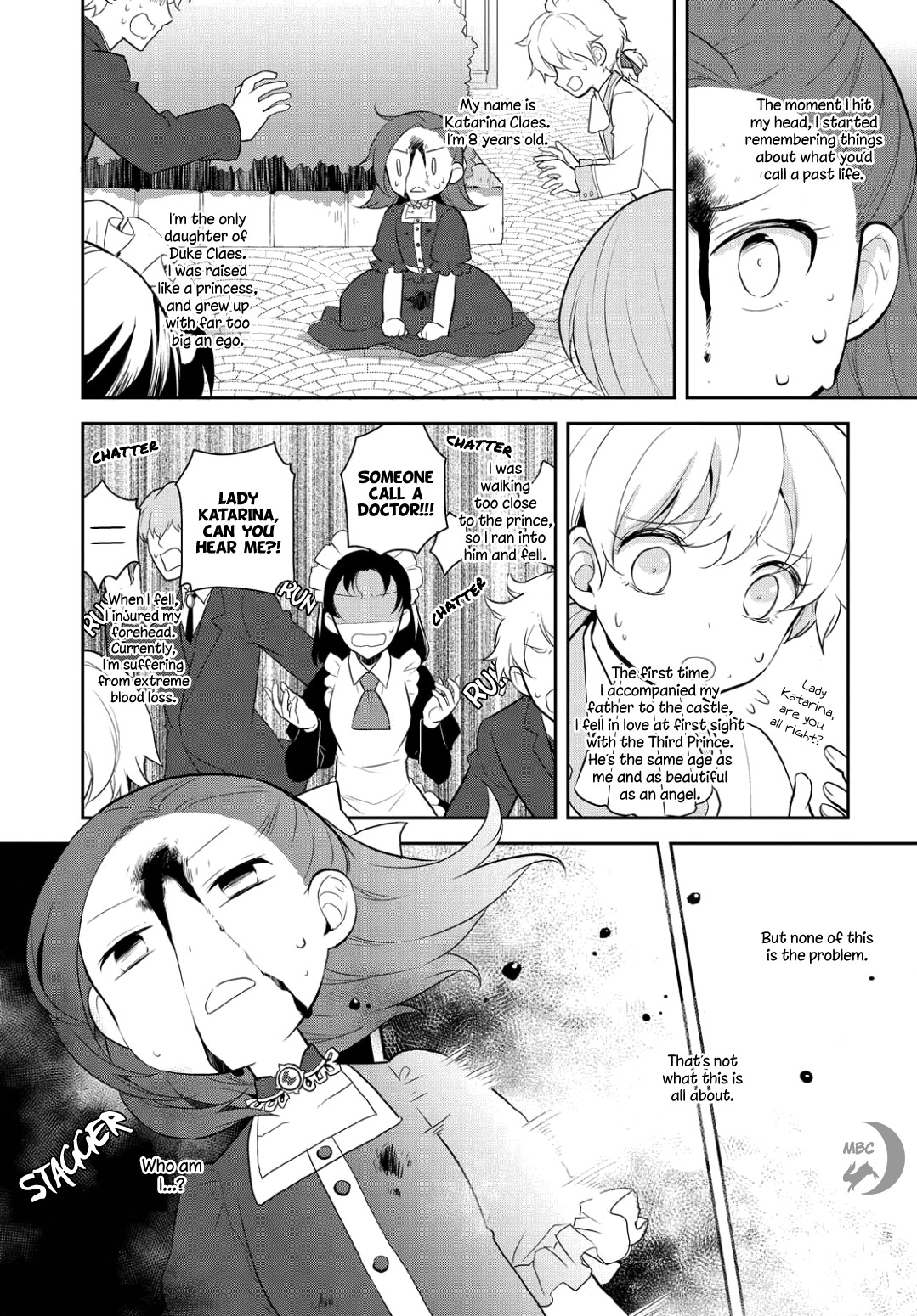 Otome Game no Hametsu Flag shika nai Akuyaku Reijou ni Tensei shite shimatta... Chapter 1 page 6 - Chapter 1