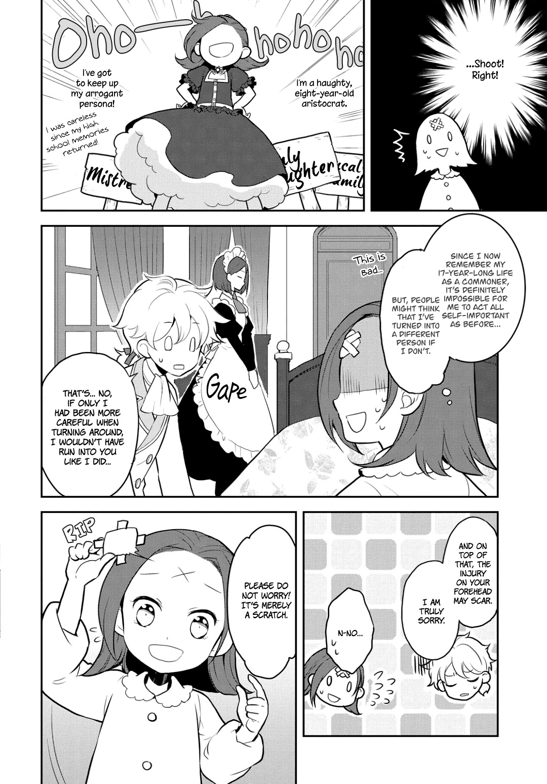 Otome Game no Hametsu Flag shika nai Akuyaku Reijou ni Tensei shite shimatta... Chapter 1 page 9 - Chapter 1