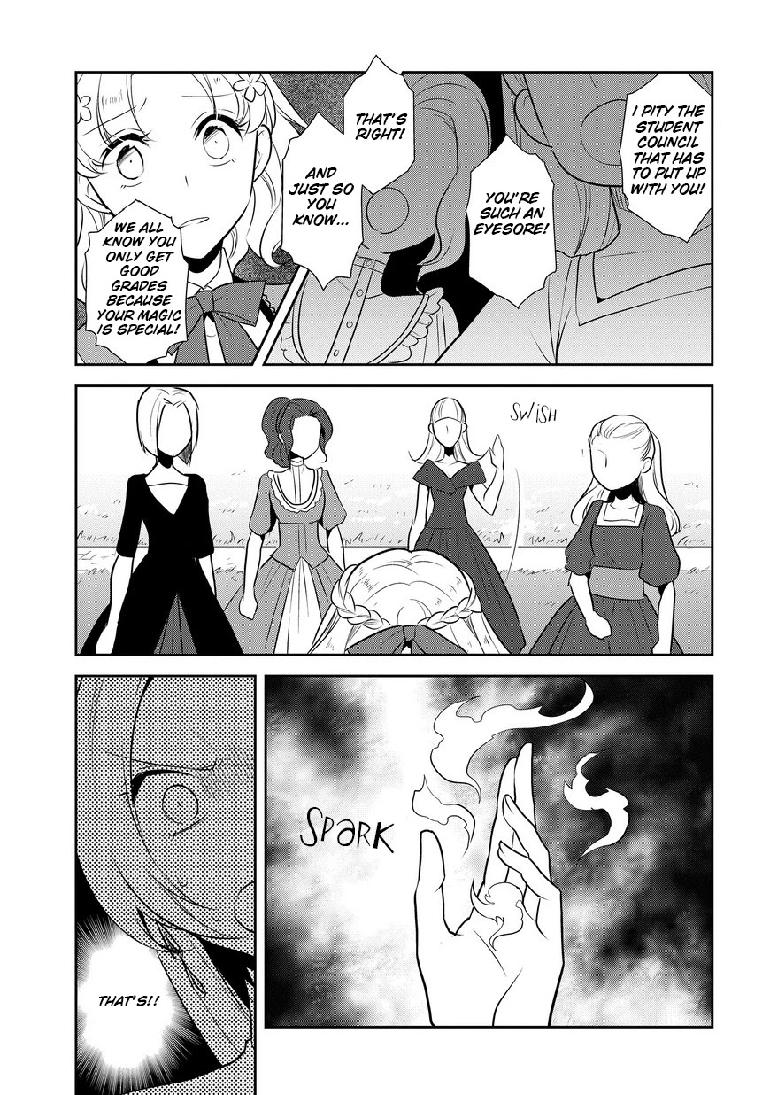 Otome Game no Hametsu Flag shika nai Akuyaku Reijou ni Tensei shite shimatta... Chapter 10 page 14 - Chapter 10: I Enrolled in Magic School! - Part 3