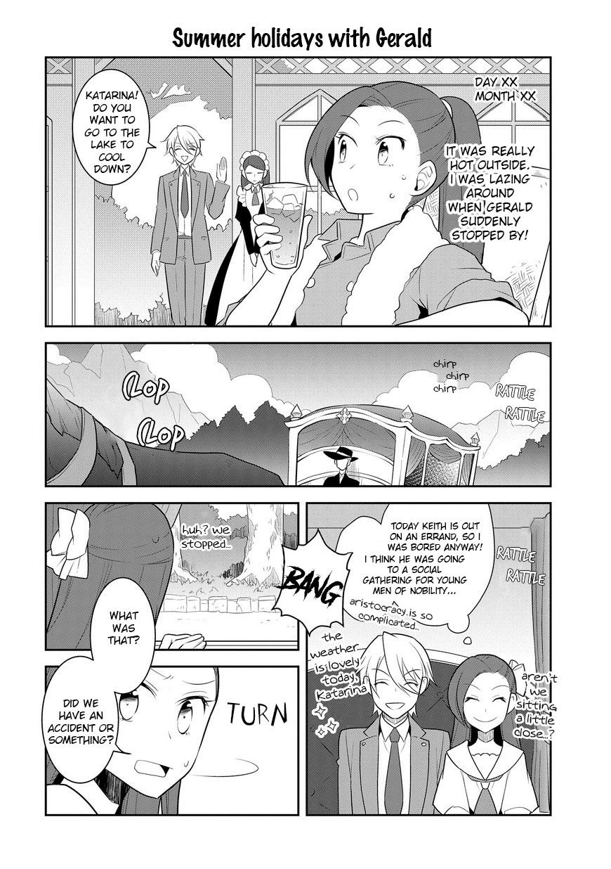 Otome Game no Hametsu Flag shika nai Akuyaku Reijou ni Tensei shite shimatta... Chapter 12 page 3 - Chapter 12: The Summer Holidays are Here! Part 2