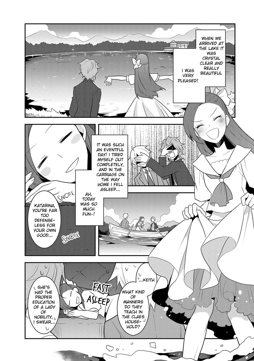 Otome Game no Hametsu Flag shika nai Akuyaku Reijou ni Tensei shite shimatta... Chapter 12 page 8 - Chapter 12: The Summer Holidays are Here! Part 2