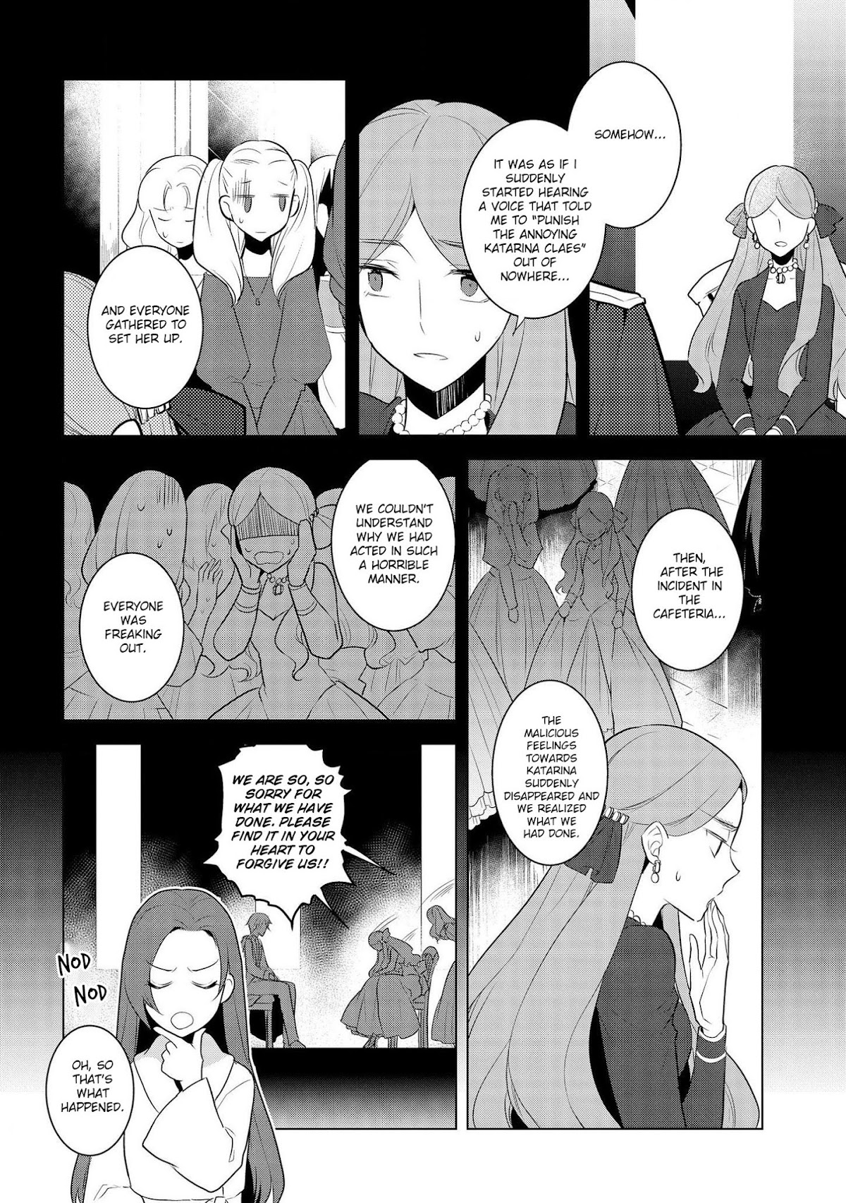 Otome Game no Hametsu Flag shika nai Akuyaku Reijou ni Tensei shite shimatta... Chapter 15 page 17 - Chapter 15: The Footsteps of Destruction, part 3