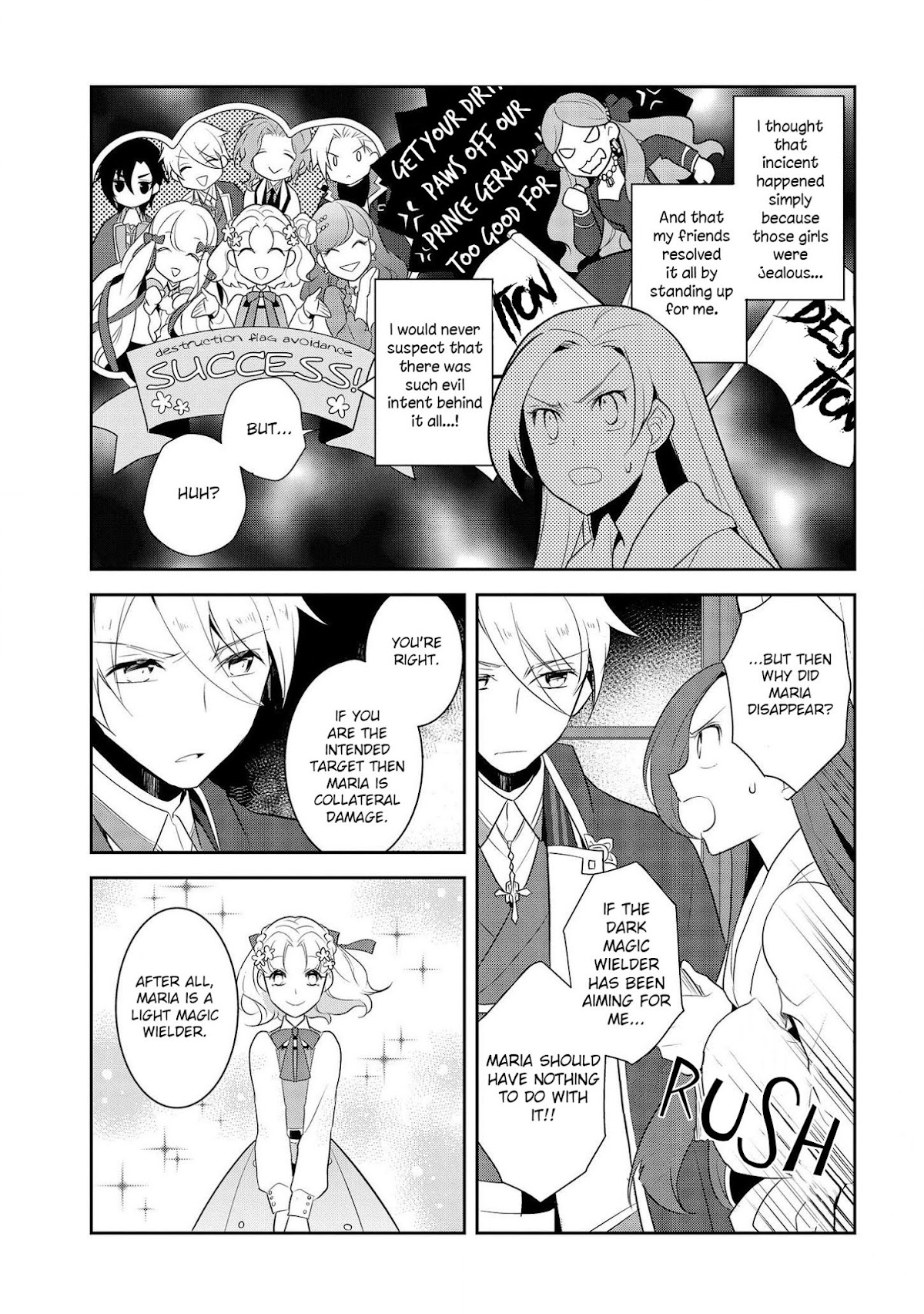 Otome Game no Hametsu Flag shika nai Akuyaku Reijou ni Tensei shite shimatta... Chapter 15 page 24 - Chapter 15: The Footsteps of Destruction, part 3