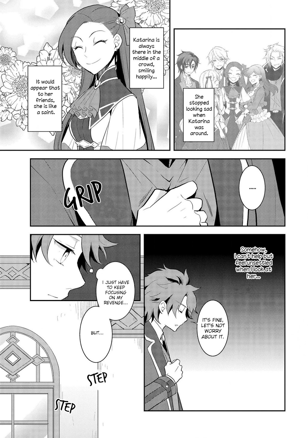 Otome Game no Hametsu Flag shika nai Akuyaku Reijou ni Tensei shite shimatta... Chapter 17 page 12 - Chapter 17: The Footsteps of Destruction, part 5
