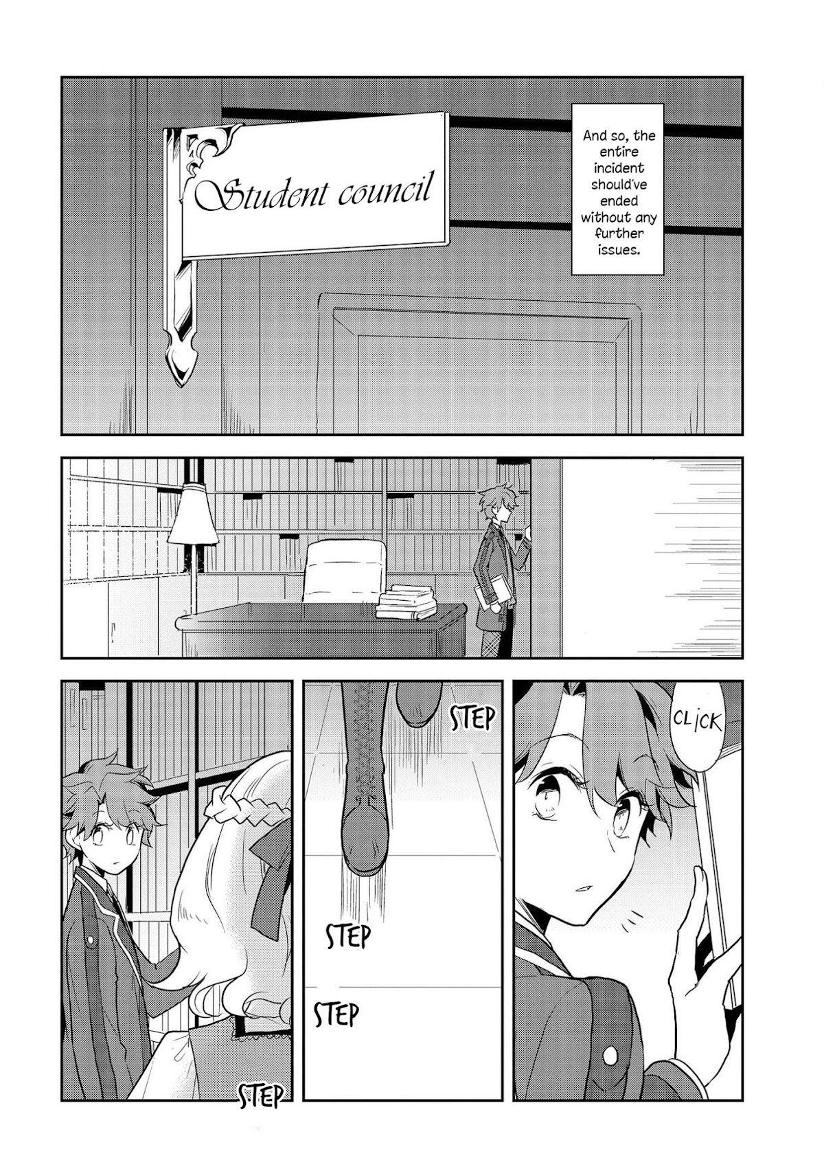 Otome Game no Hametsu Flag shika nai Akuyaku Reijou ni Tensei shite shimatta... Chapter 17 page 19 - Chapter 17: The Footsteps of Destruction, part 5