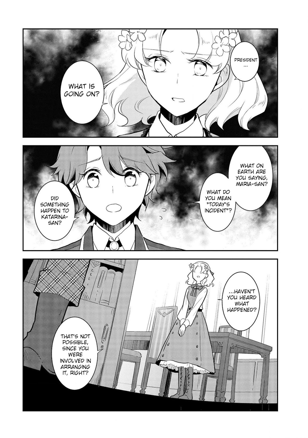 Otome Game no Hametsu Flag shika nai Akuyaku Reijou ni Tensei shite shimatta... Chapter 17 page 21 - Chapter 17: The Footsteps of Destruction, part 5