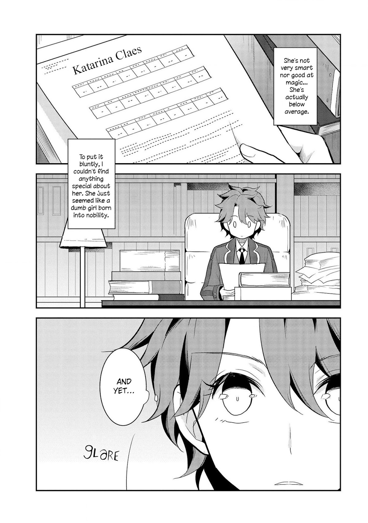 Otome Game no Hametsu Flag shika nai Akuyaku Reijou ni Tensei shite shimatta... Chapter 17 page 8 - Chapter 17: The Footsteps of Destruction, part 5