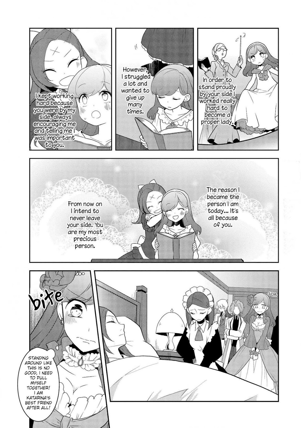 Otome Game no Hametsu Flag shika nai Akuyaku Reijou ni Tensei shite shimatta... Chapter 18 page 10 - Chapter 18: The Footsteps of Destruction, part 6