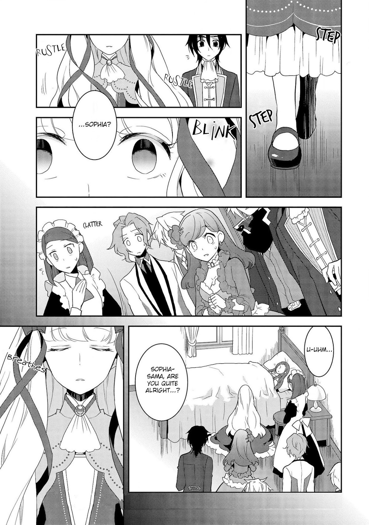 Otome Game no Hametsu Flag shika nai Akuyaku Reijou ni Tensei shite shimatta... Chapter 19 page 2 - Chapter 19: The Footsteps of Destruction, part 7