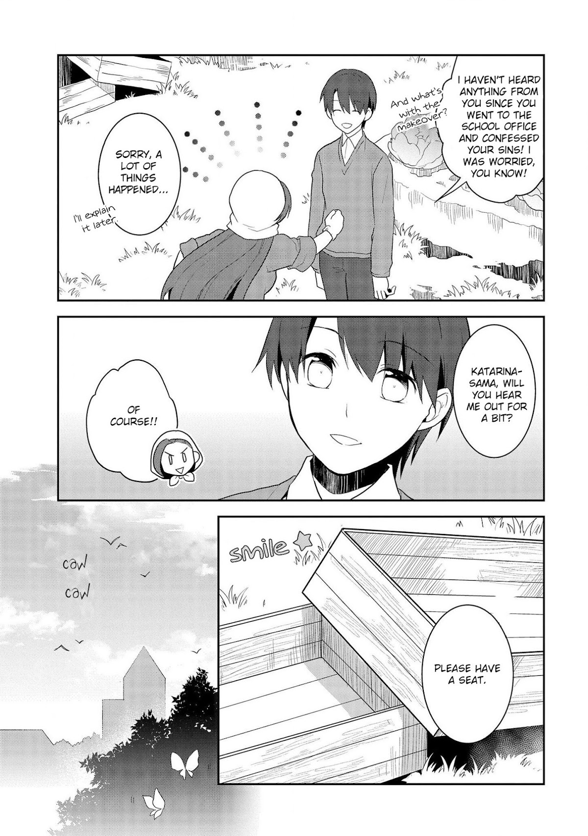 Otome Game no Hametsu Flag shika nai Akuyaku Reijou ni Tensei shite shimatta... Chapter 21 page 4 - Chapter 21: The Footsteps of Destruction, part 9
