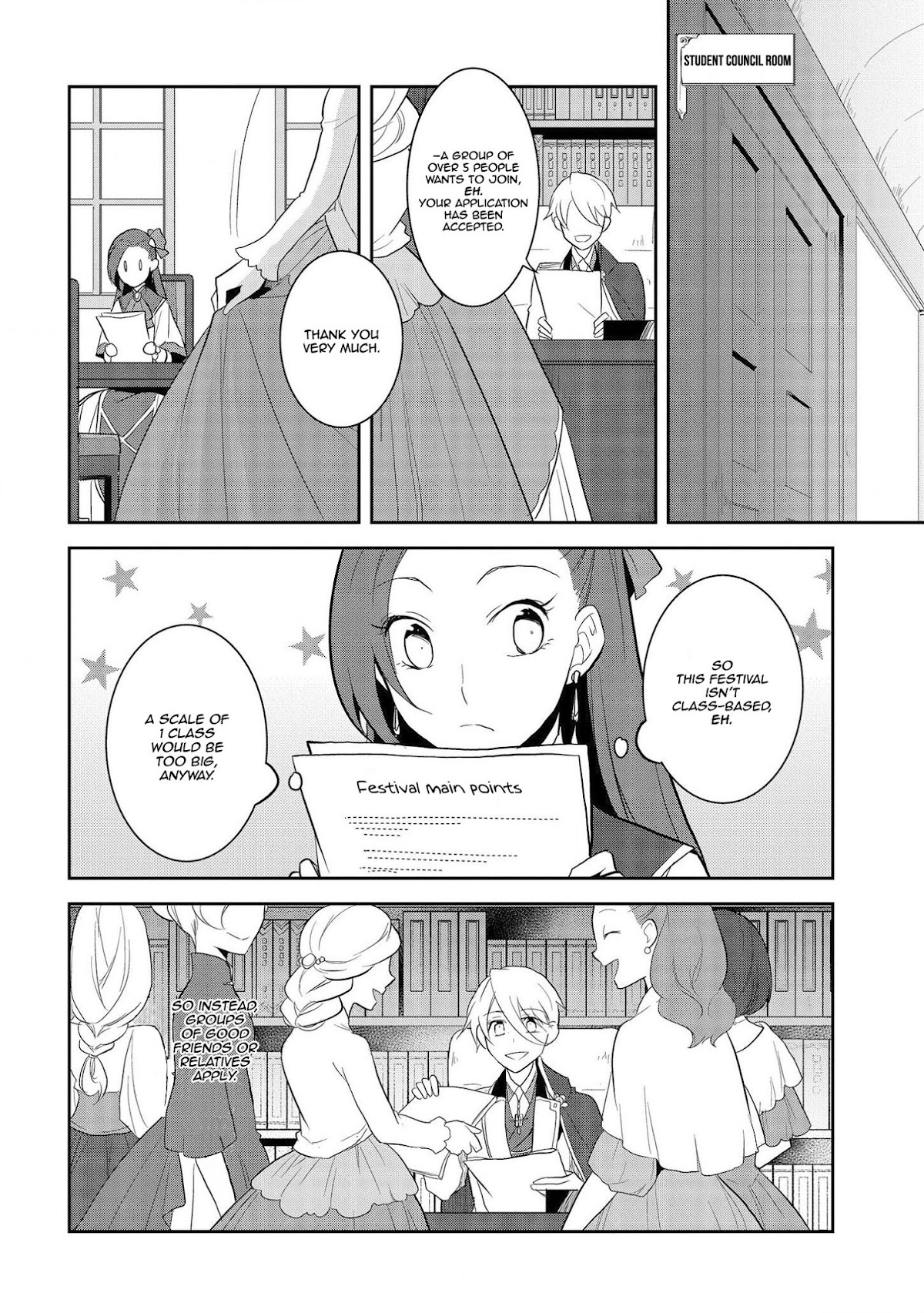 Otome Game no Hametsu Flag shika nai Akuyaku Reijou ni Tensei shite shimatta... Chapter 23 page 11 - Chapter 23: The Magical Academy Festival (1)