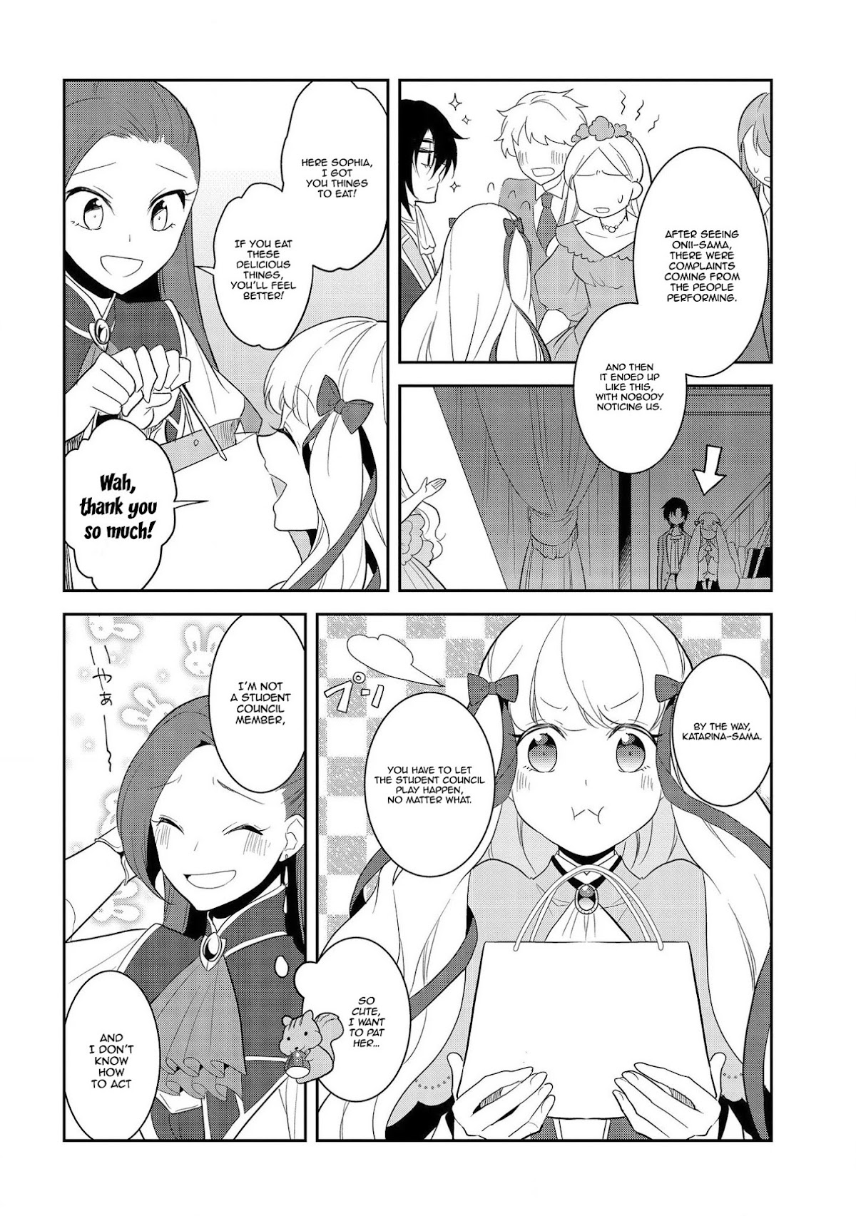 Otome Game no Hametsu Flag shika nai Akuyaku Reijou ni Tensei shite shimatta... Chapter 24 page 21 - Chapter 24: The Magical Academy Festival (2)