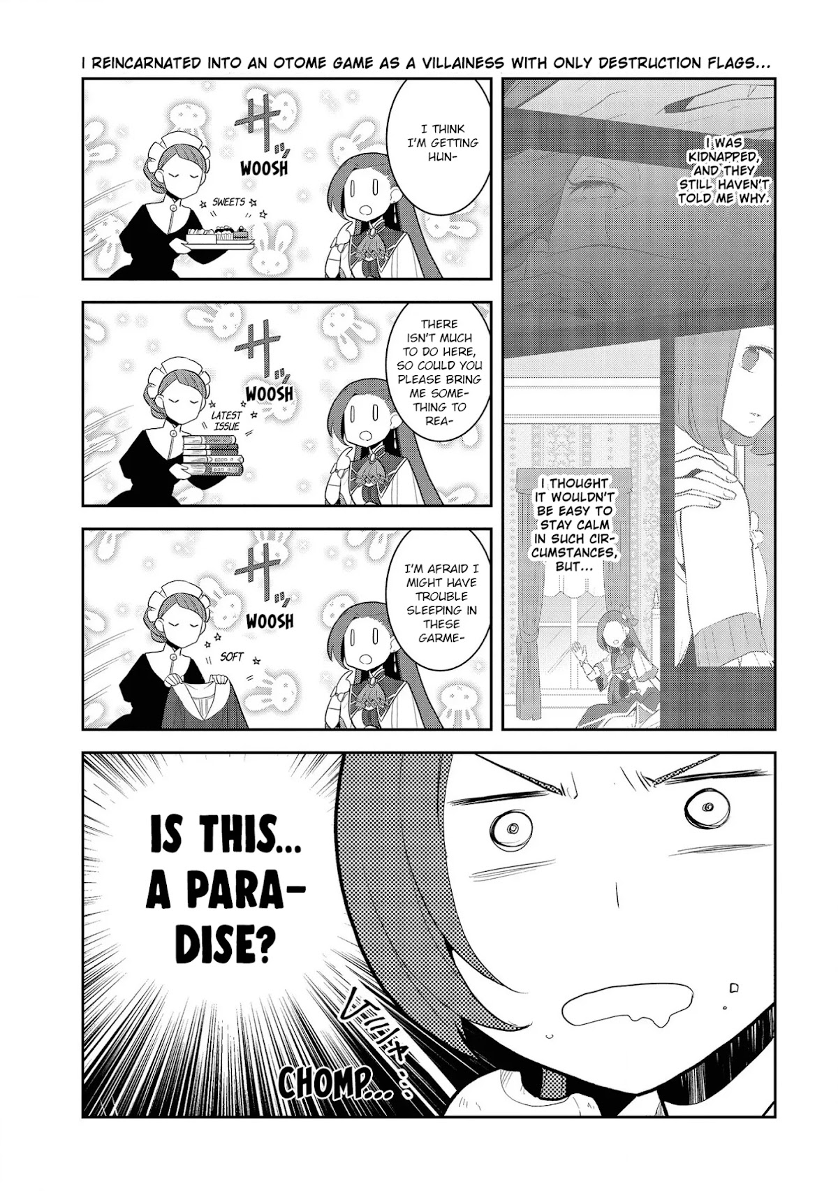 Otome Game no Hametsu Flag shika nai Akuyaku Reijou ni Tensei shite shimatta... Chapter 28 page 3 - Chapter 28: The prisoner ②
