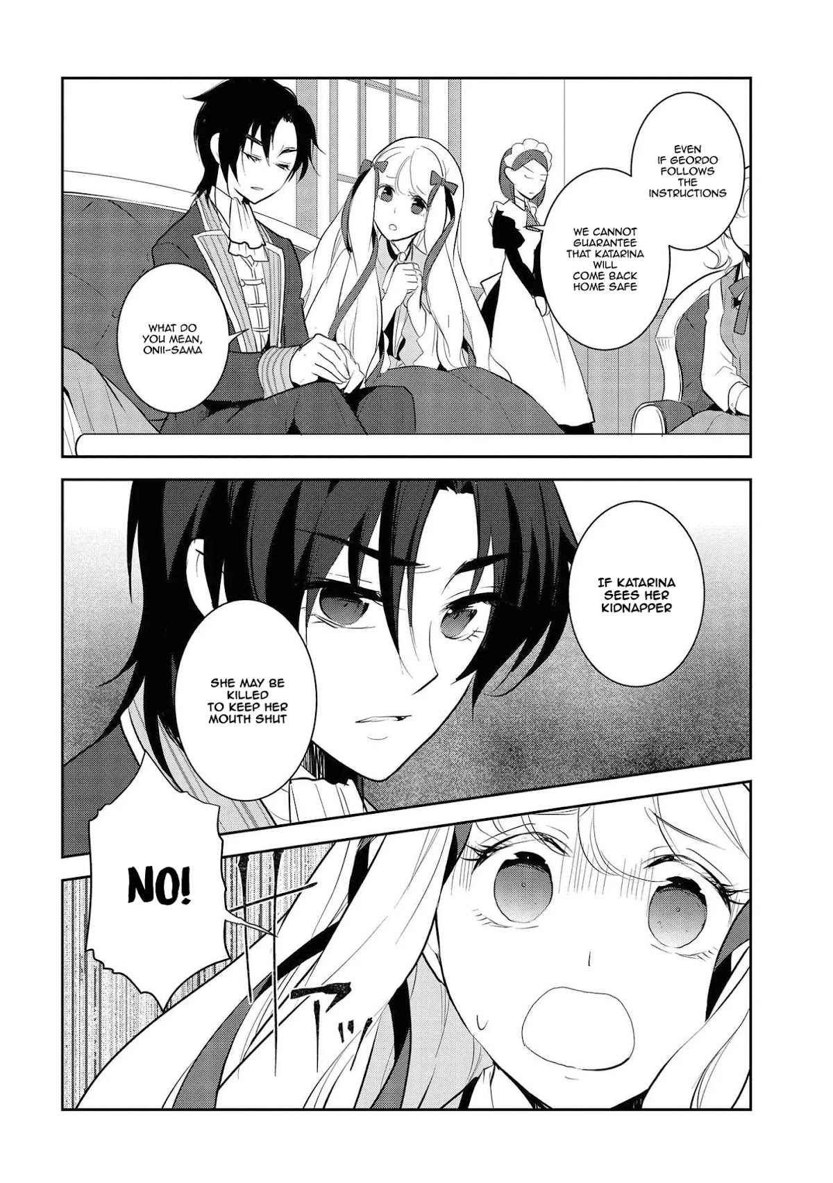 Otome Game no Hametsu Flag shika nai Akuyaku Reijou ni Tensei shite shimatta... Chapter 29 page 6 - Chapter 29: The Prisoner (3)