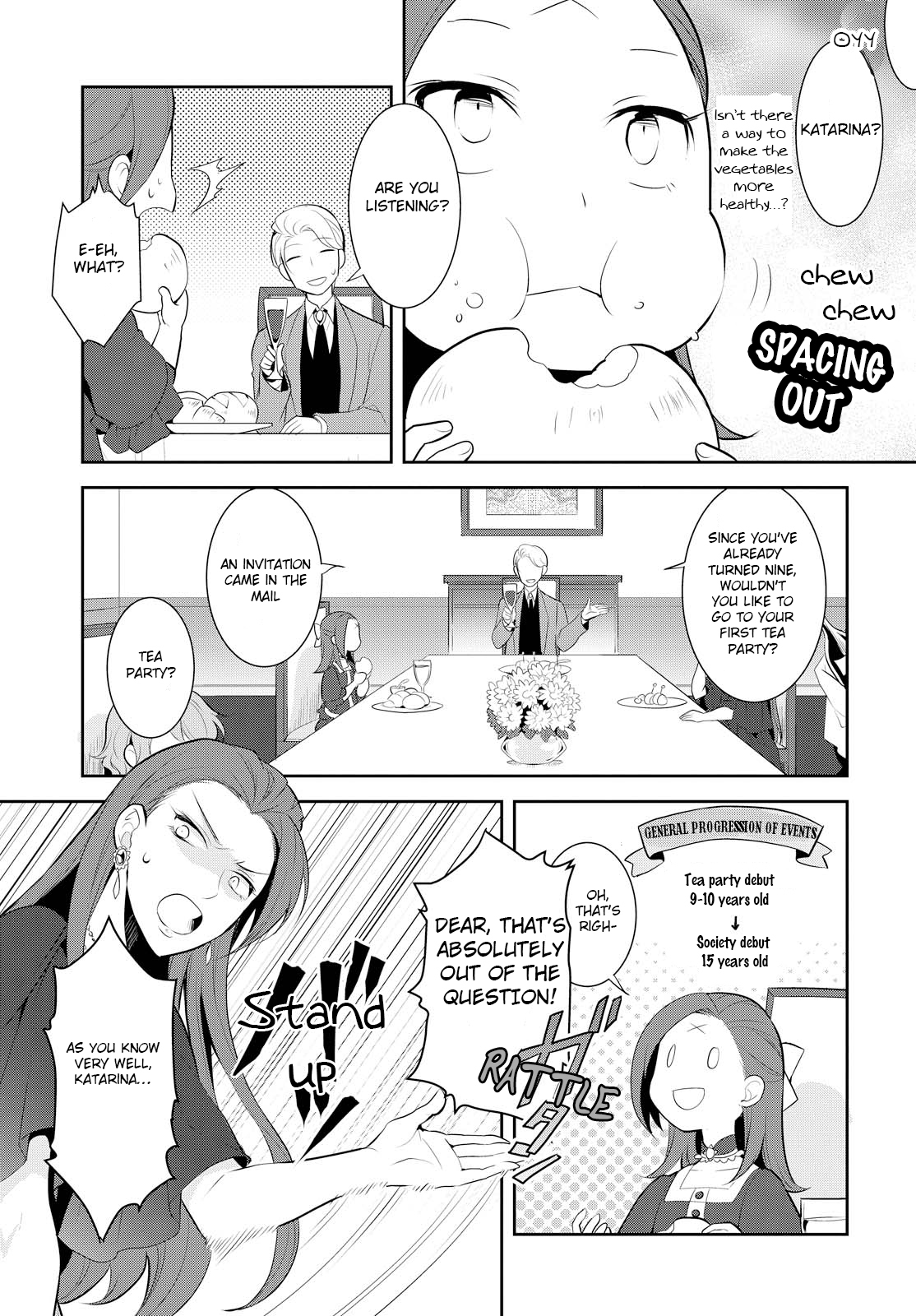 Otome Game no Hametsu Flag shika nai Akuyaku Reijou ni Tensei shite shimatta... Chapter 3 page 6 - Chapter 3