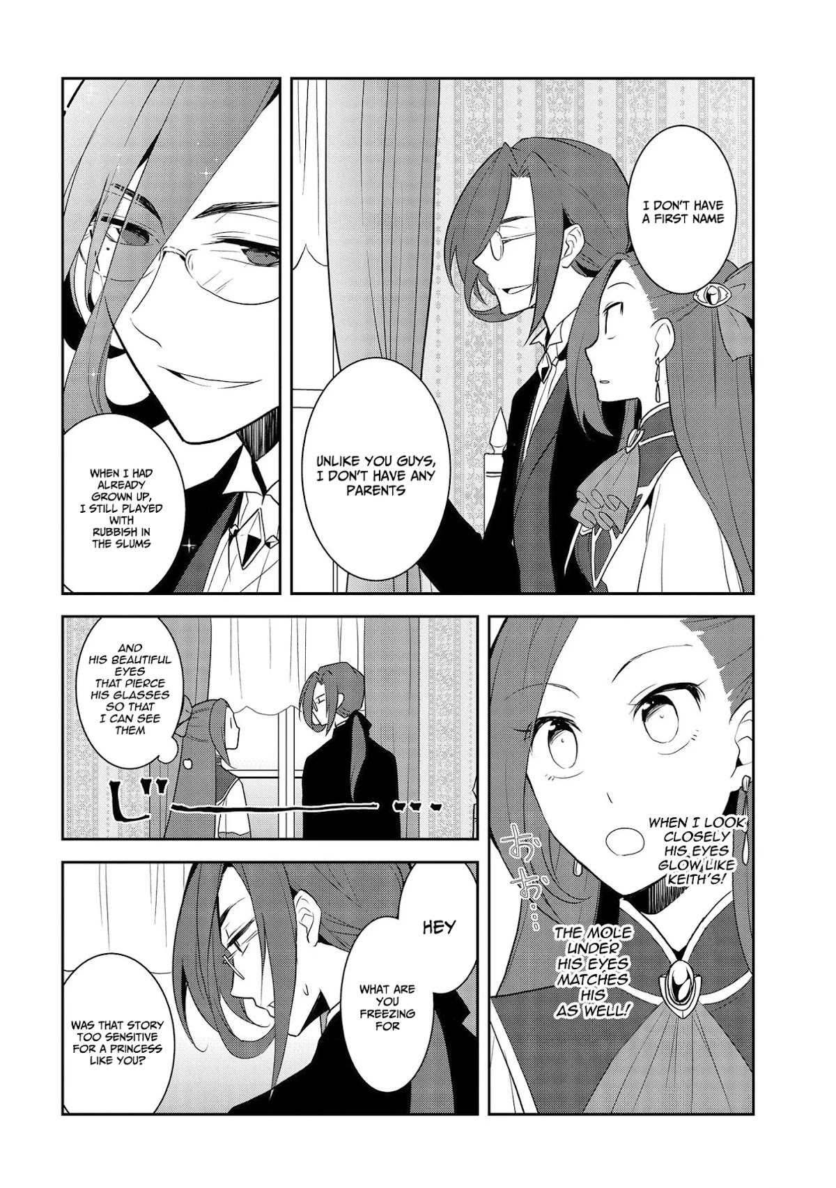 Otome Game no Hametsu Flag shika nai Akuyaku Reijou ni Tensei shite shimatta... Chapter 32 page 14 - Chapter 32: The Prisoner (6)