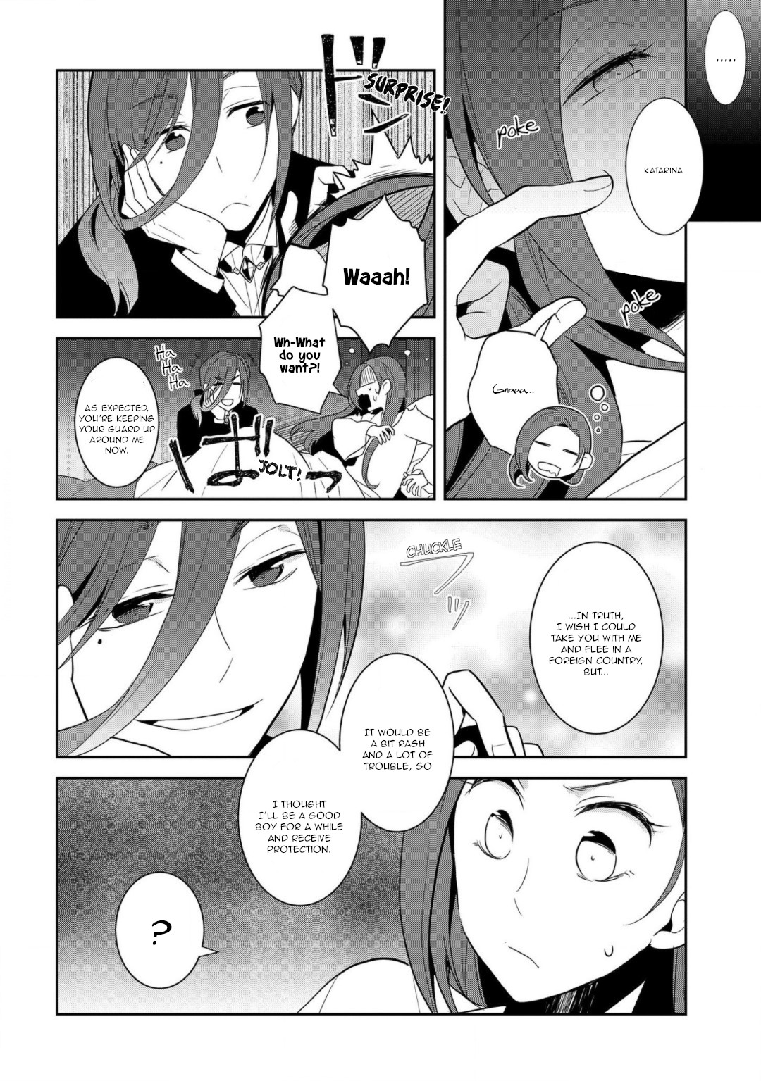 Otome Game no Hametsu Flag shika nai Akuyaku Reijou ni Tensei shite shimatta... Chapter 33 page 24 - Chapter 33: The Prisoner (7)