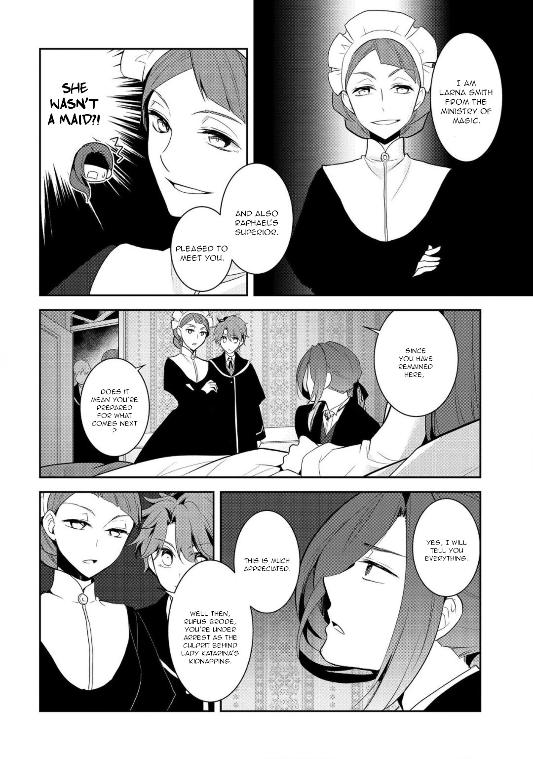 Otome Game no Hametsu Flag shika nai Akuyaku Reijou ni Tensei shite shimatta... Chapter 33 page 26 - Chapter 33: The Prisoner (7)