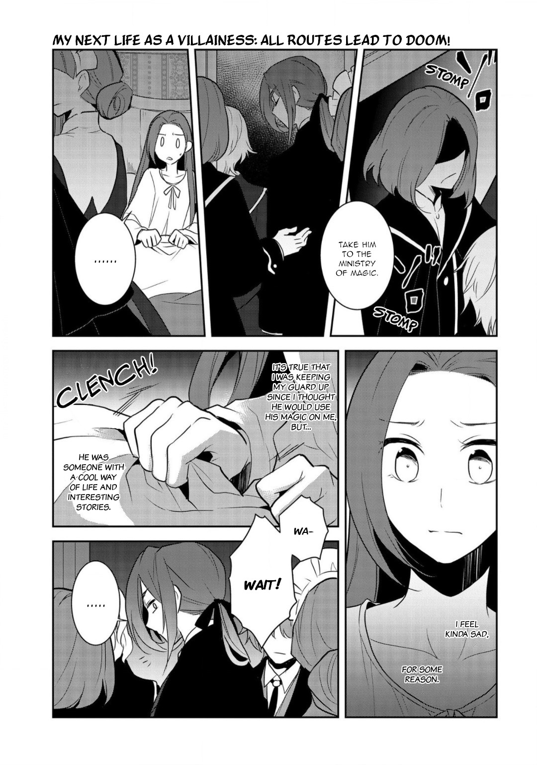 Otome Game no Hametsu Flag shika nai Akuyaku Reijou ni Tensei shite shimatta... Chapter 33 page 27 - Chapter 33: The Prisoner (7)