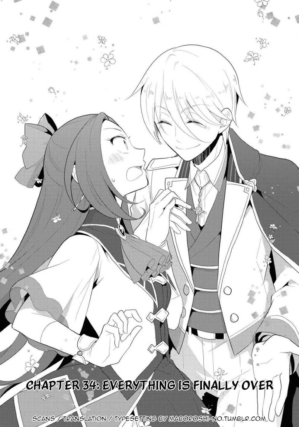Otome Game no Hametsu Flag shika nai Akuyaku Reijou ni Tensei shite shimatta... Chapter 34 page 1 - Chapter 34: Everything is finally over