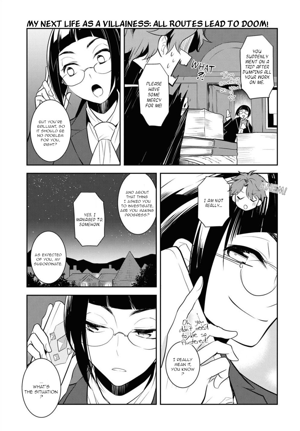 Otome Game no Hametsu Flag shika nai Akuyaku Reijou ni Tensei shite shimatta... Chapter 38 page 3 - Chapter 38