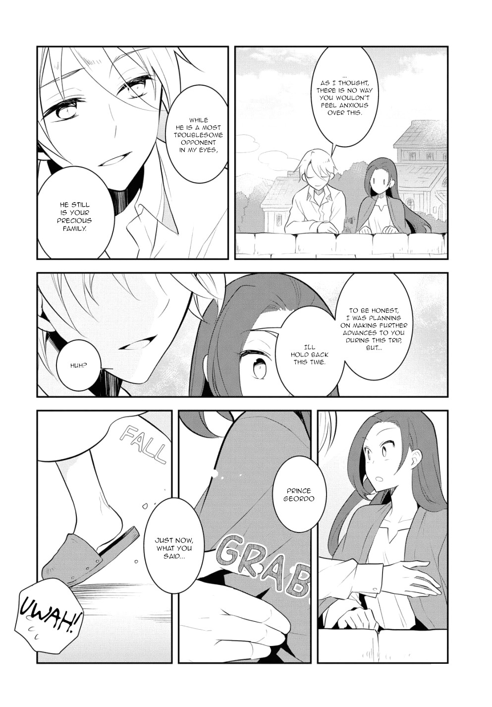 Otome Game no Hametsu Flag shika nai Akuyaku Reijou ni Tensei shite shimatta... Chapter 39 page 14 - Chapter 39: A sudden incident (5)