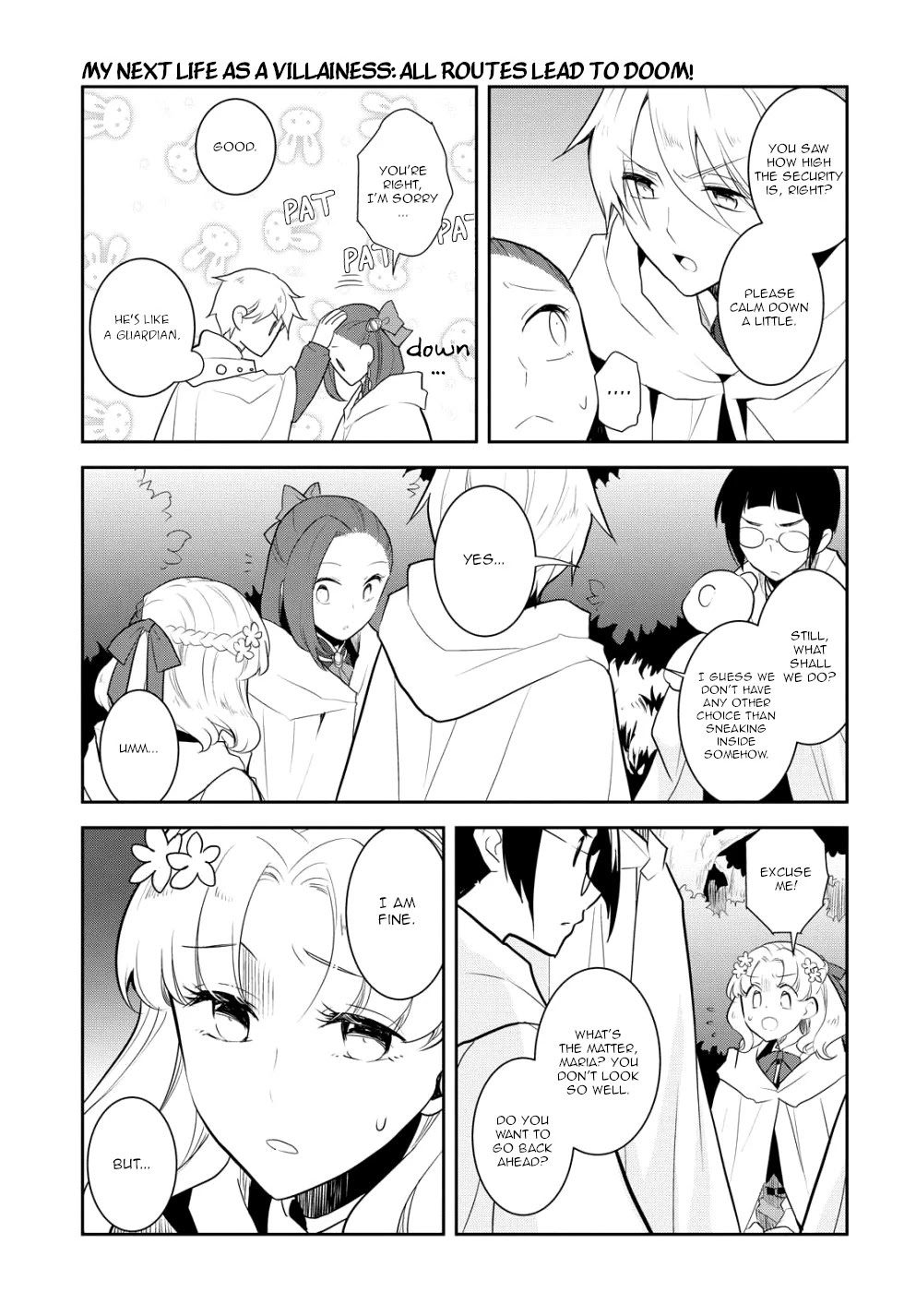 Otome Game no Hametsu Flag shika nai Akuyaku Reijou ni Tensei shite shimatta... Chapter 41 page 5 - Chapter 41: Onward, to the enemy's den! (1)