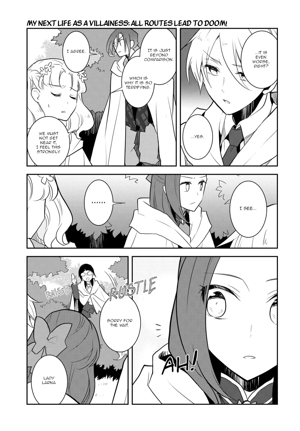 Otome Game no Hametsu Flag shika nai Akuyaku Reijou ni Tensei shite shimatta... Chapter 41 page 9 - Chapter 41: Onward, to the enemy's den! (1)