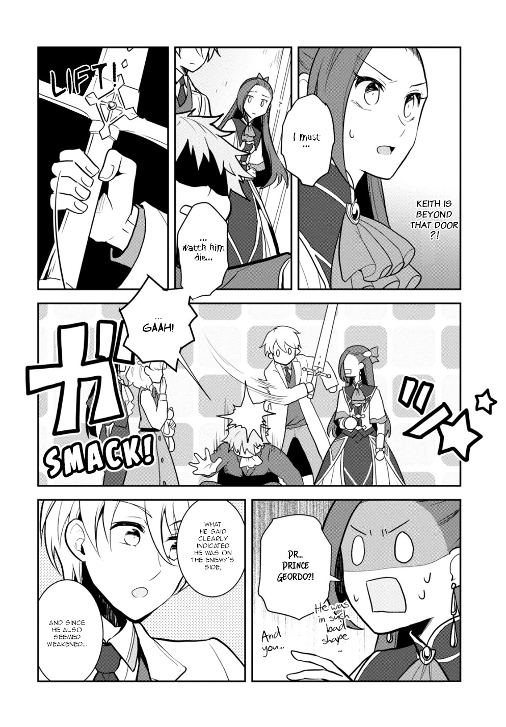 Otome Game no Hametsu Flag shika nai Akuyaku Reijou ni Tensei shite shimatta... Chapter 43 page 4 - Chapter 43: Onward, to the enemy's den! (3)