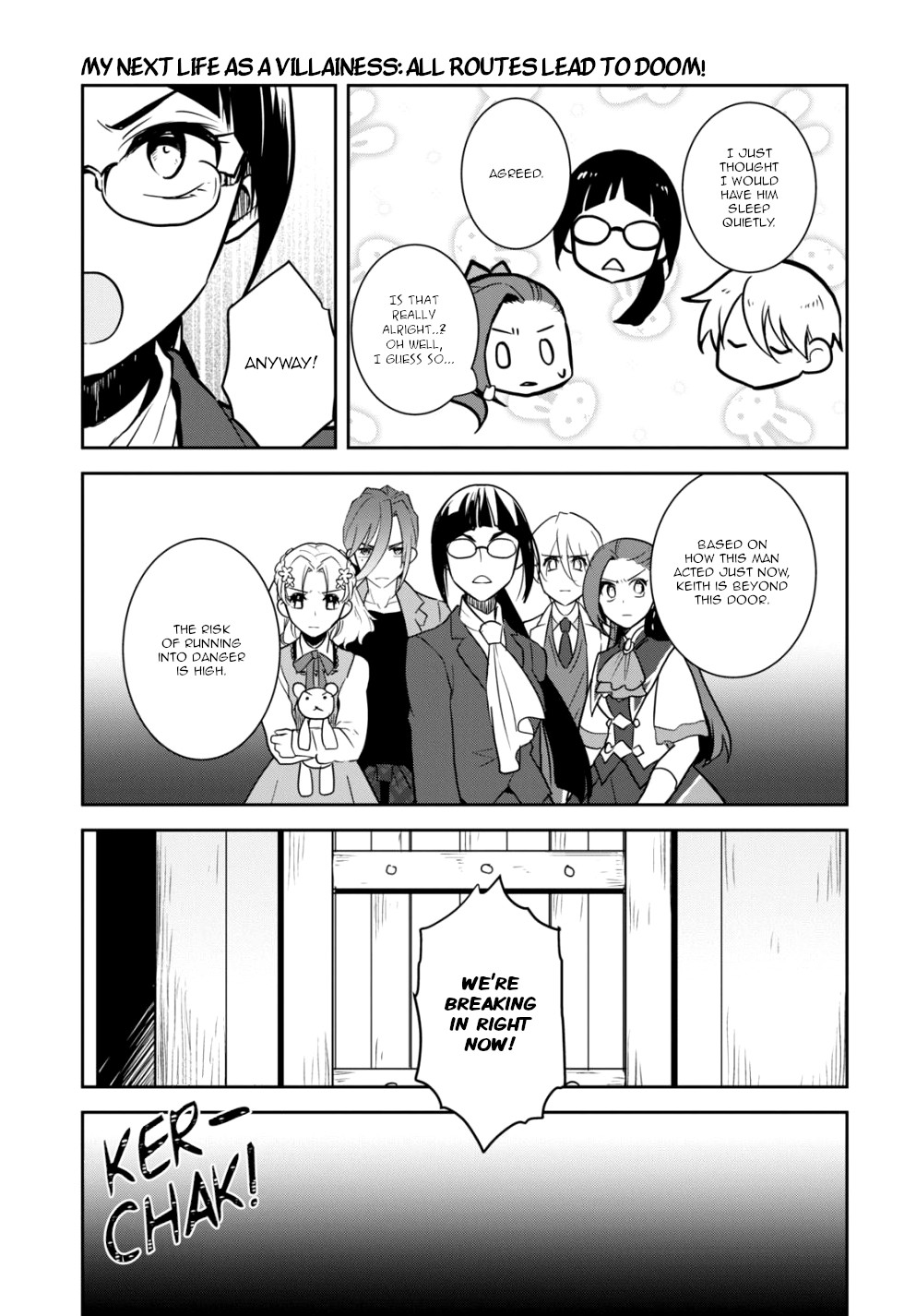 Otome Game no Hametsu Flag shika nai Akuyaku Reijou ni Tensei shite shimatta... Chapter 43 page 5 - Chapter 43: Onward, to the enemy's den! (3)