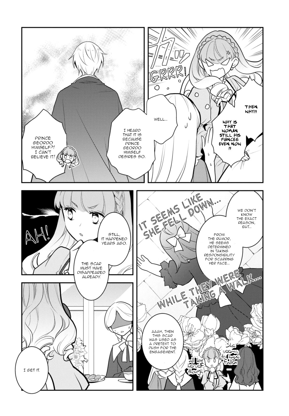 Otome Game no Hametsu Flag shika nai Akuyaku Reijou ni Tensei shite shimatta... Chapter 46 page 4 - Chapter 46: A rival appears (1)
