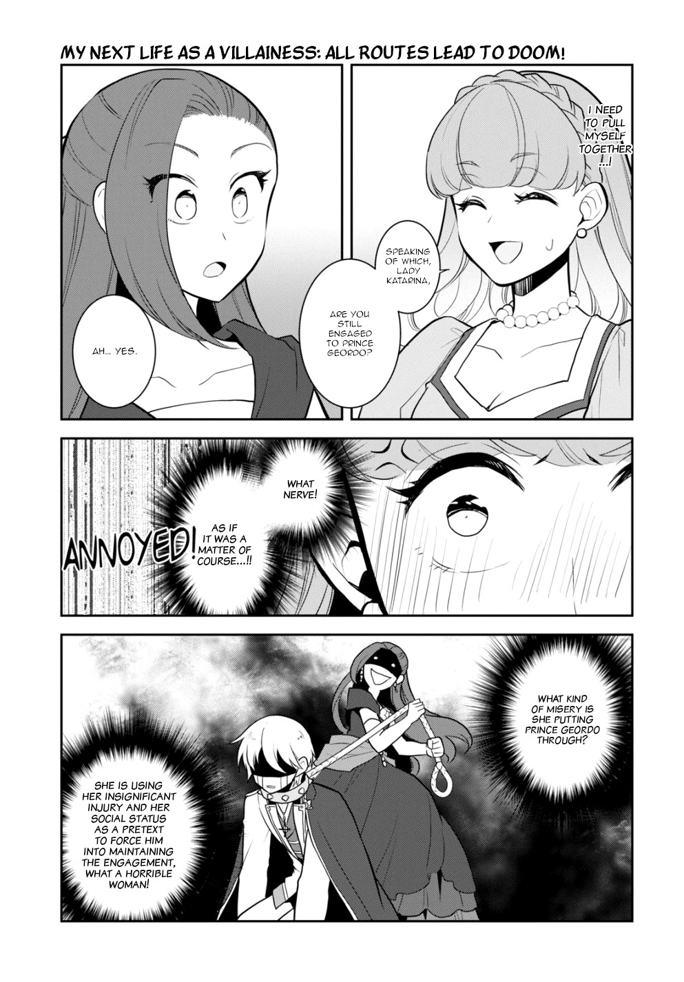 Otome Game no Hametsu Flag shika nai Akuyaku Reijou ni Tensei shite shimatta... Chapter 47 page 5 - Chapter 47: A rival appears (2)