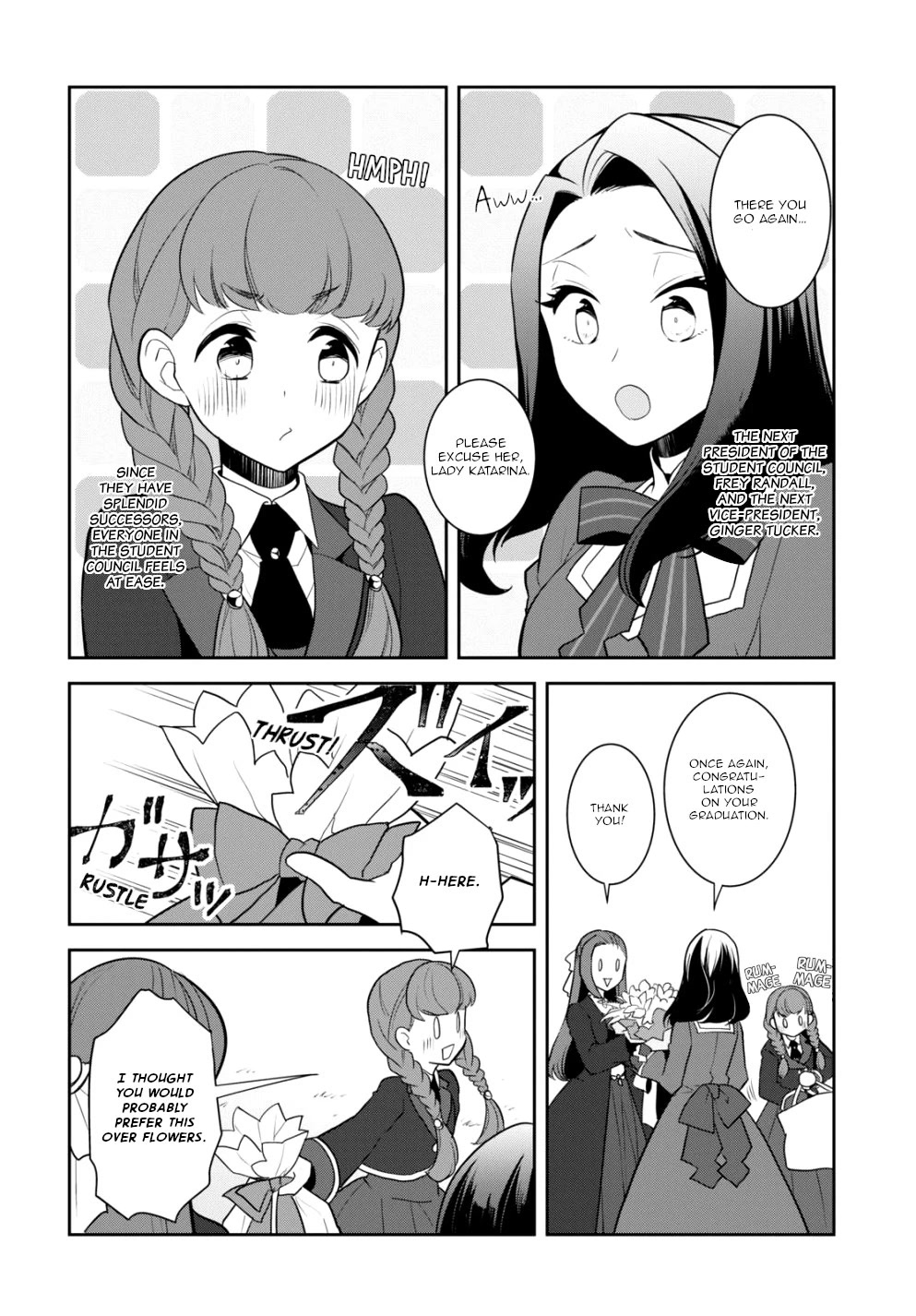 Otome Game no Hametsu Flag shika nai Akuyaku Reijou ni Tensei shite shimatta... Chapter 51 page 10 - Chapter 51: The Graduation from the Academy of Magic (1)
