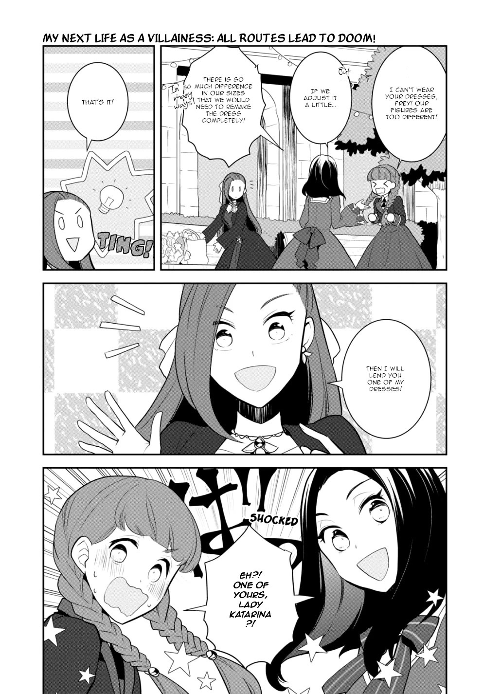 Otome Game no Hametsu Flag shika nai Akuyaku Reijou ni Tensei shite shimatta... Chapter 51 page 13 - Chapter 51: The Graduation from the Academy of Magic (1)