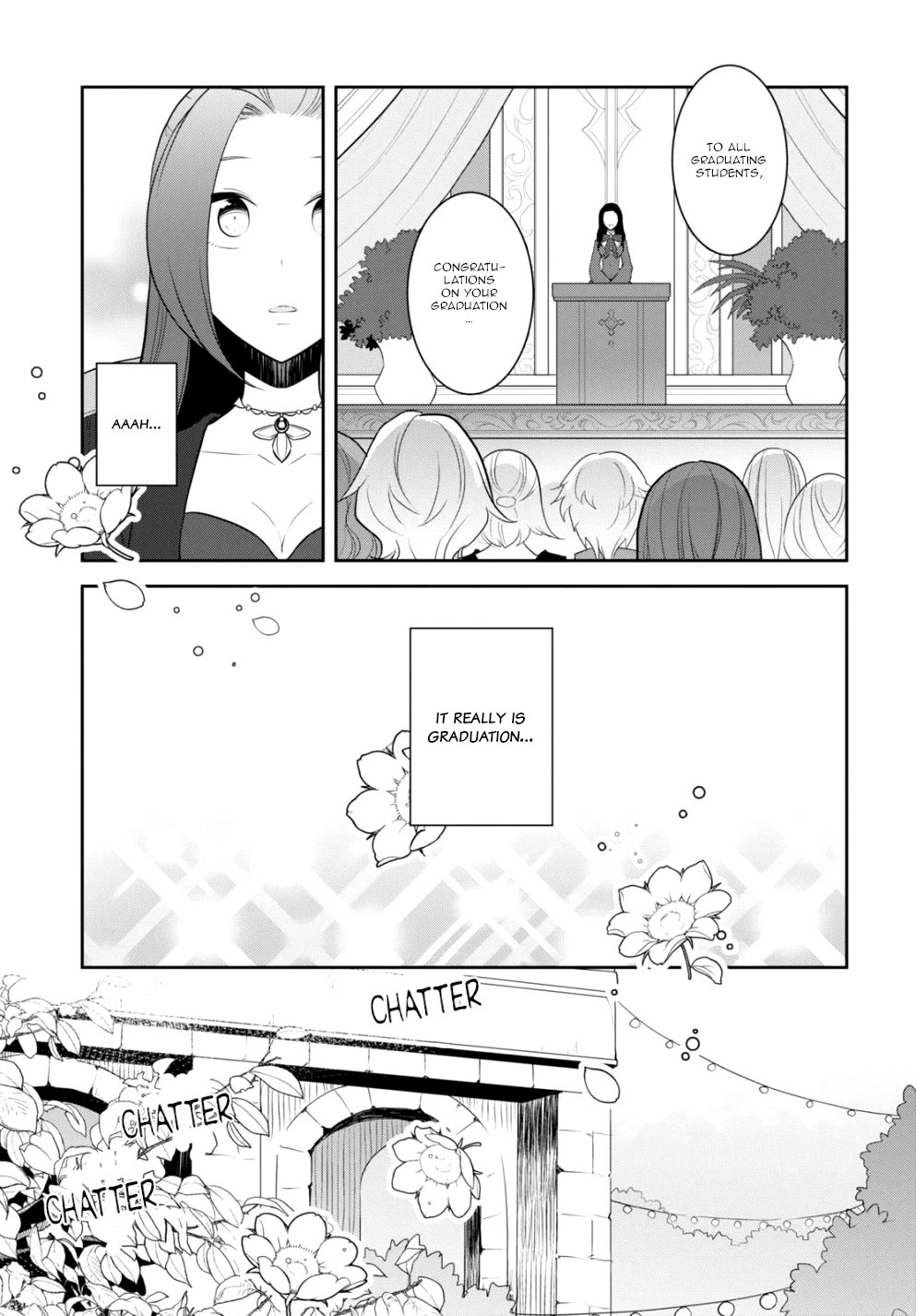 Otome Game no Hametsu Flag shika nai Akuyaku Reijou ni Tensei shite shimatta... Chapter 51 page 7 - Chapter 51: The Graduation from the Academy of Magic (1)