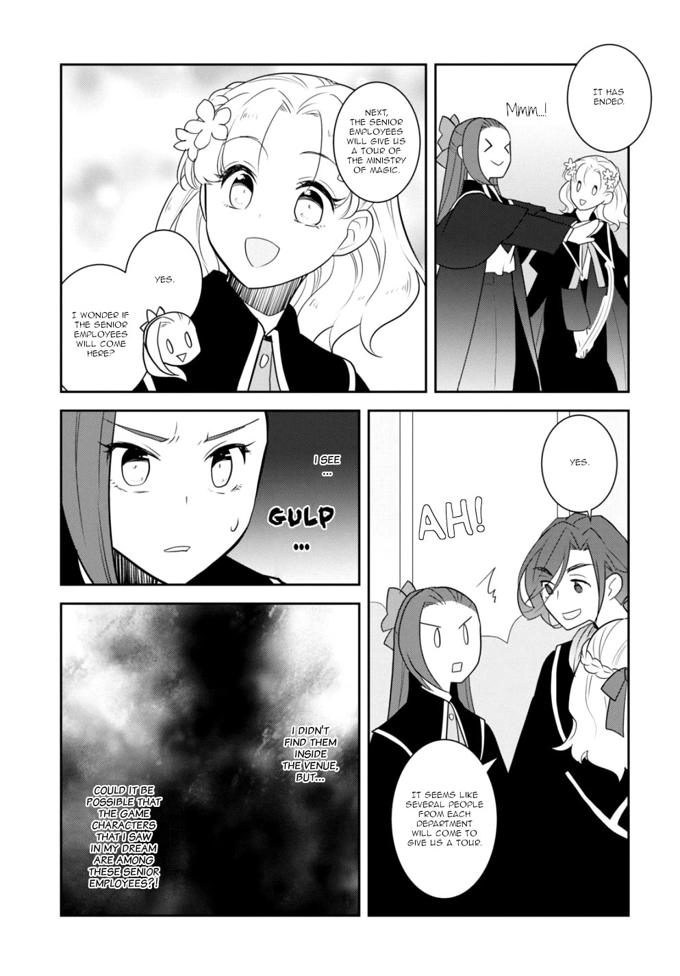 Otome Game no Hametsu Flag shika nai Akuyaku Reijou ni Tensei shite shimatta... Chapter 56 page 11 - Chapter 56: To the Ministry of Magic (2)