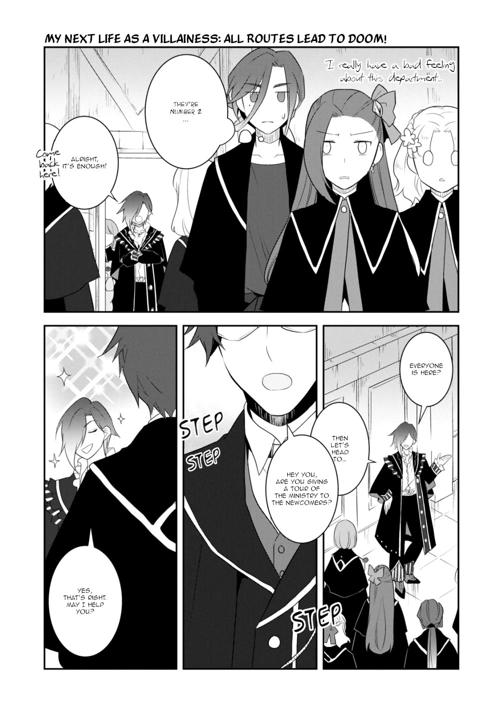 Otome Game no Hametsu Flag shika nai Akuyaku Reijou ni Tensei shite shimatta... Chapter 57 page 12 - Chapter 57: To the Ministry of Magic (3)