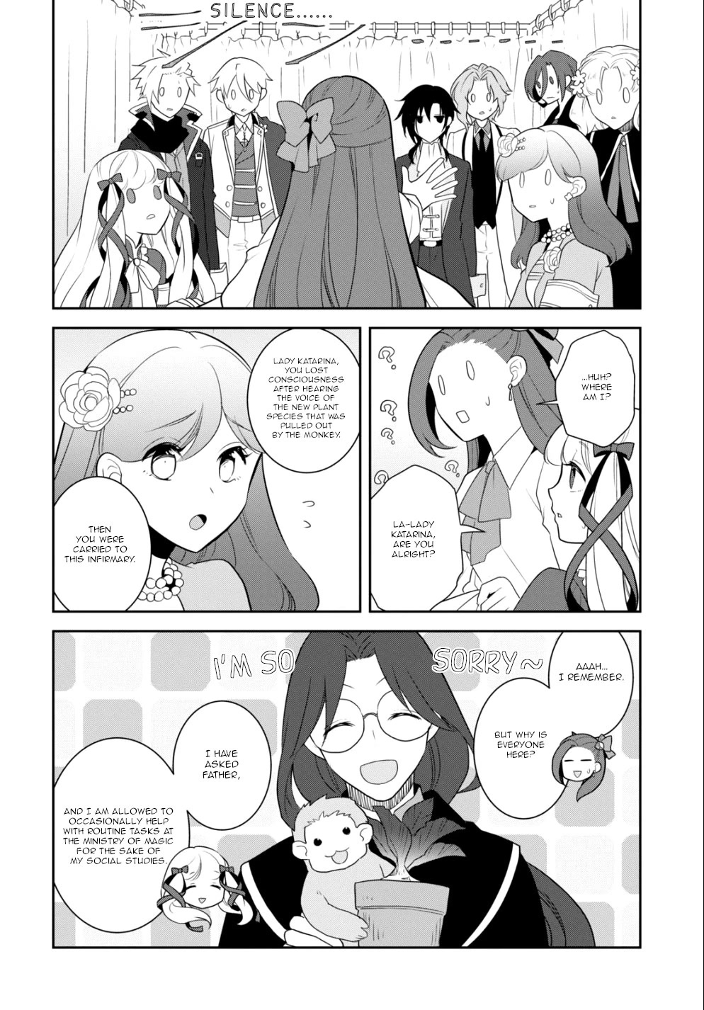 Otome Game no Hametsu Flag shika nai Akuyaku Reijou ni Tensei shite shimatta... Chapter 58 page 8 - Chapter 58: To the Ministry Of Magic (4)
