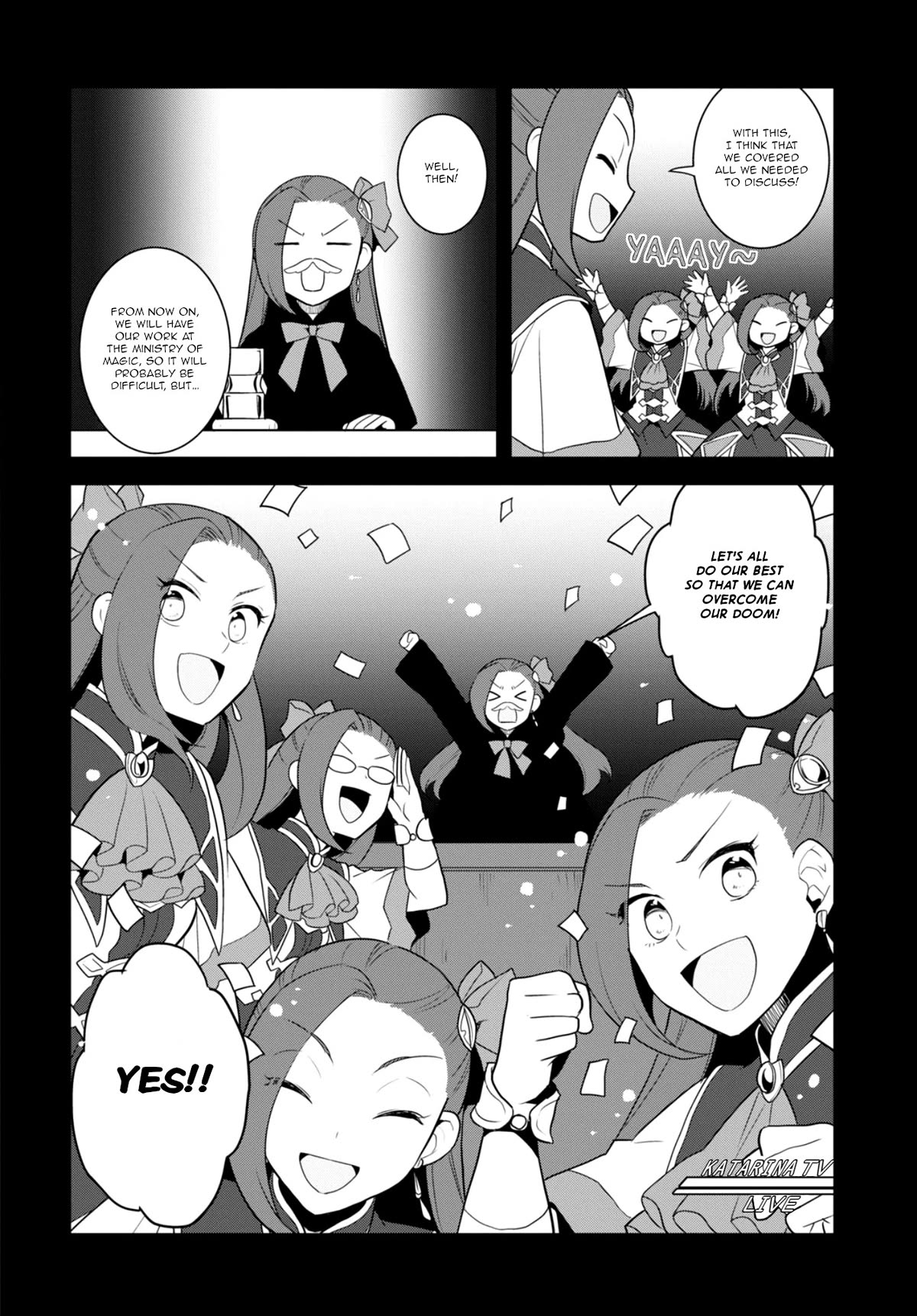Otome Game no Hametsu Flag shika nai Akuyaku Reijou ni Tensei shite shimatta... Chapter 59 page 14 - Chapter 59: To the Ministry of Magic (5)