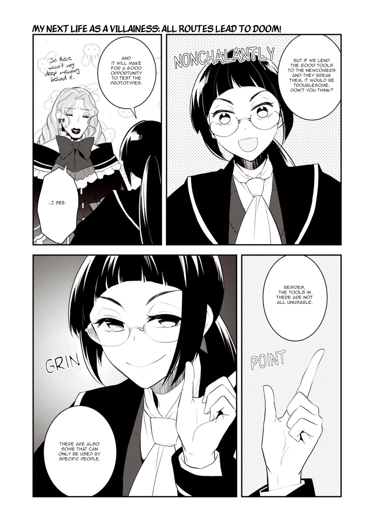 Otome Game no Hametsu Flag shika nai Akuyaku Reijou ni Tensei shite shimatta... Chapter 61 page 14 - Chapter 61: The Content of the Examination and the Borrowed Magic Tools (2)