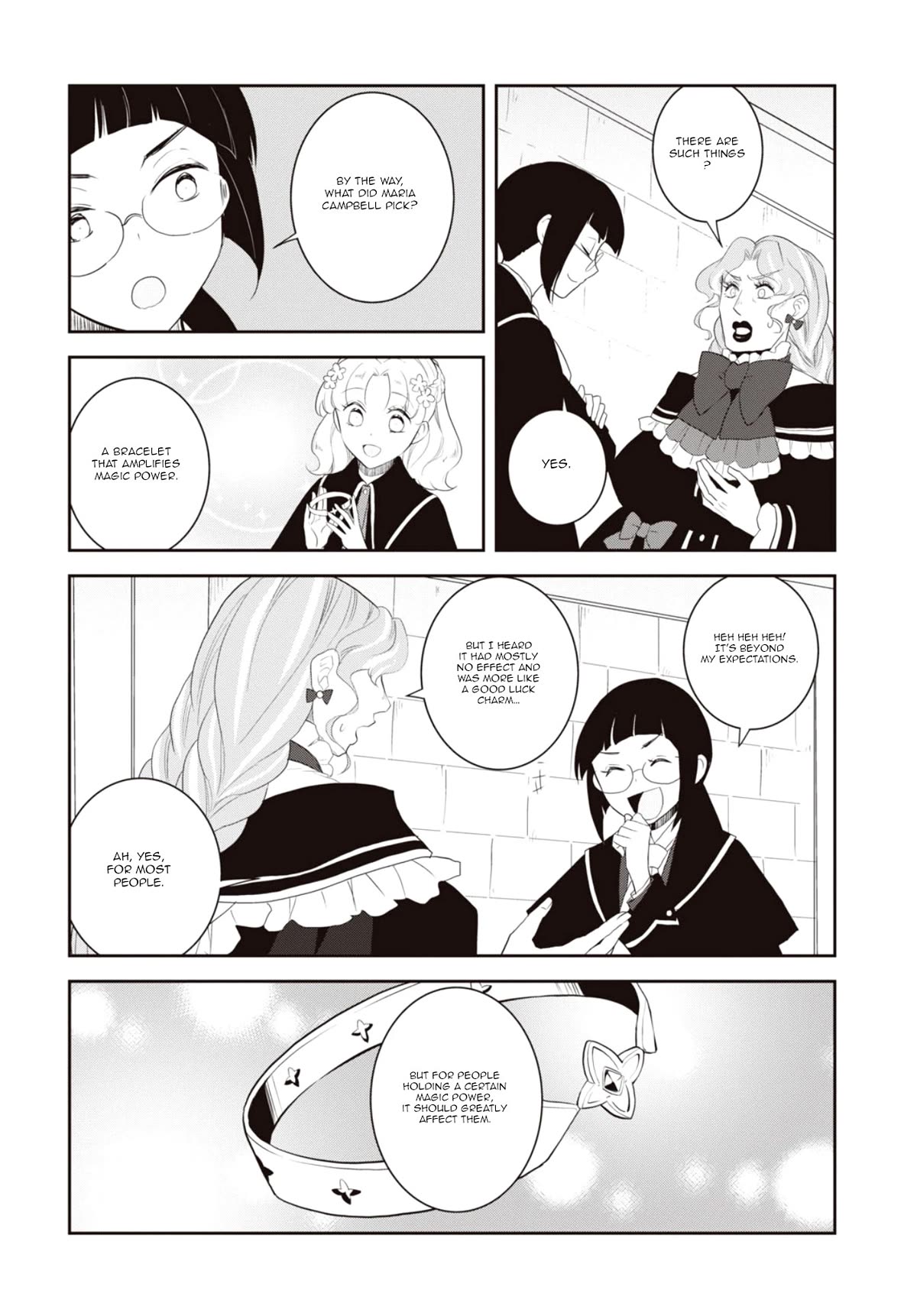 Otome Game no Hametsu Flag shika nai Akuyaku Reijou ni Tensei shite shimatta... Chapter 61 page 15 - Chapter 61: The Content of the Examination and the Borrowed Magic Tools (2)