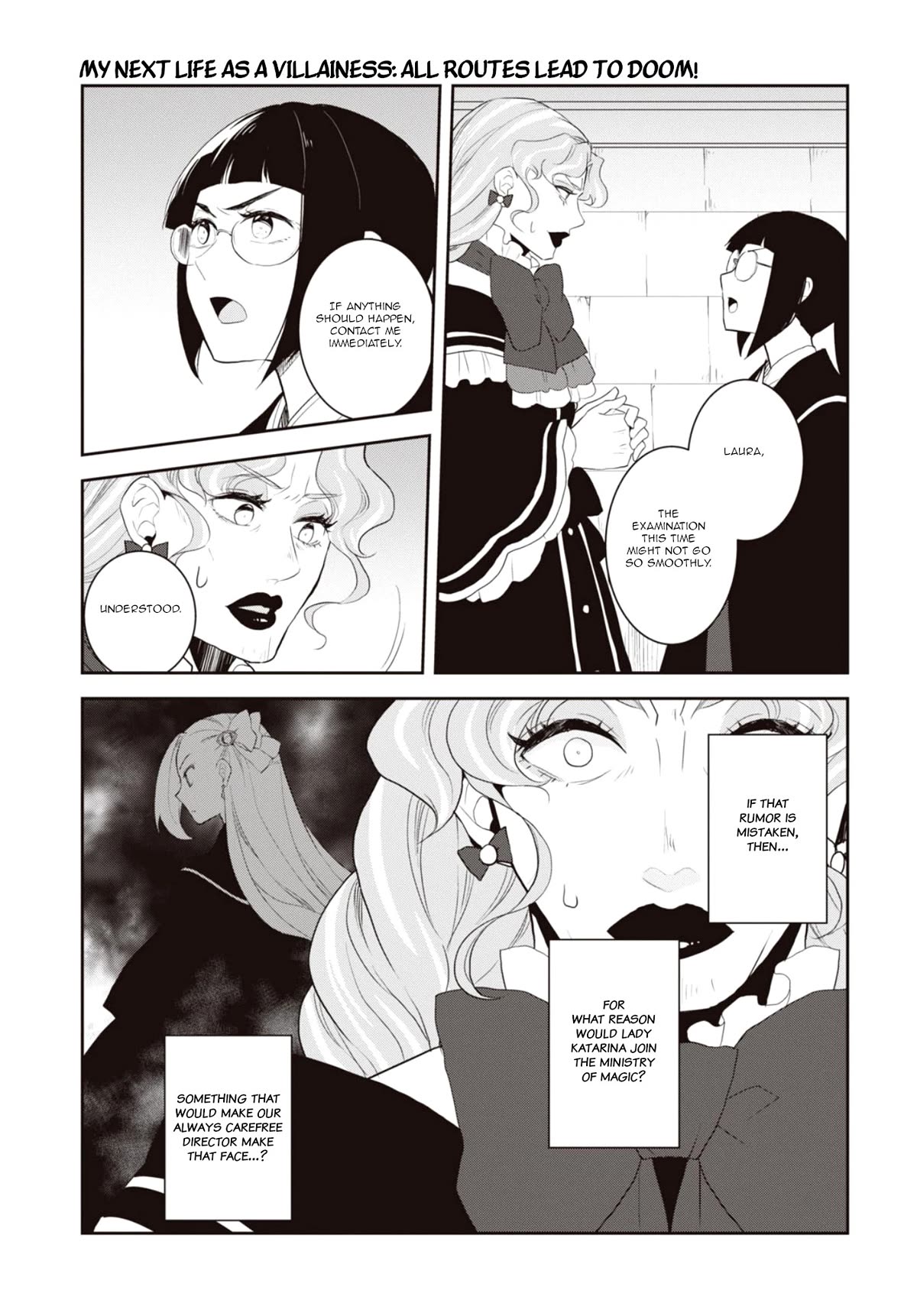 Otome Game no Hametsu Flag shika nai Akuyaku Reijou ni Tensei shite shimatta... Chapter 61 page 22 - Chapter 61: The Content of the Examination and the Borrowed Magic Tools (2)