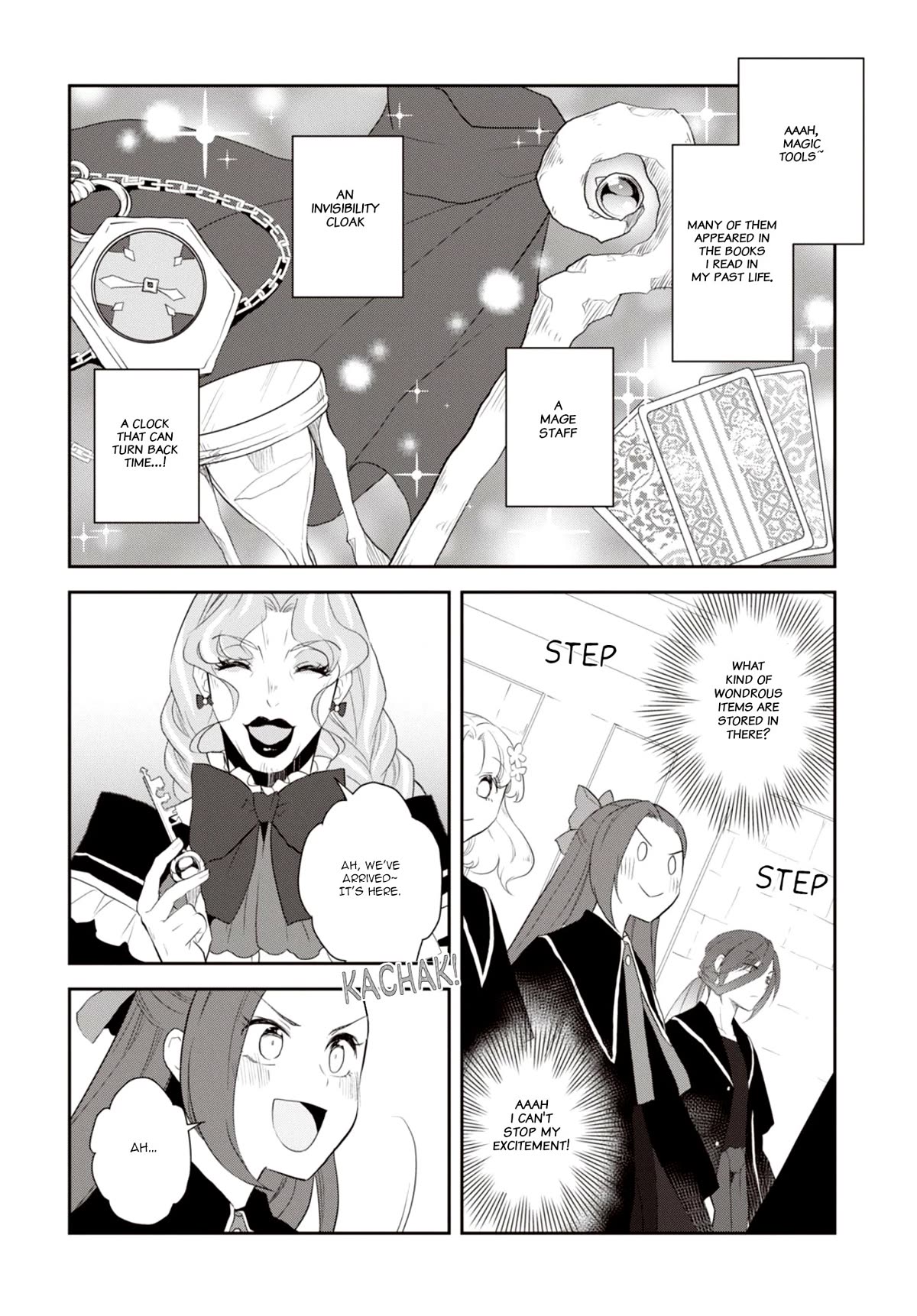 Otome Game no Hametsu Flag shika nai Akuyaku Reijou ni Tensei shite shimatta... Chapter 61 page 4 - Chapter 61: The Content of the Examination and the Borrowed Magic Tools (2)